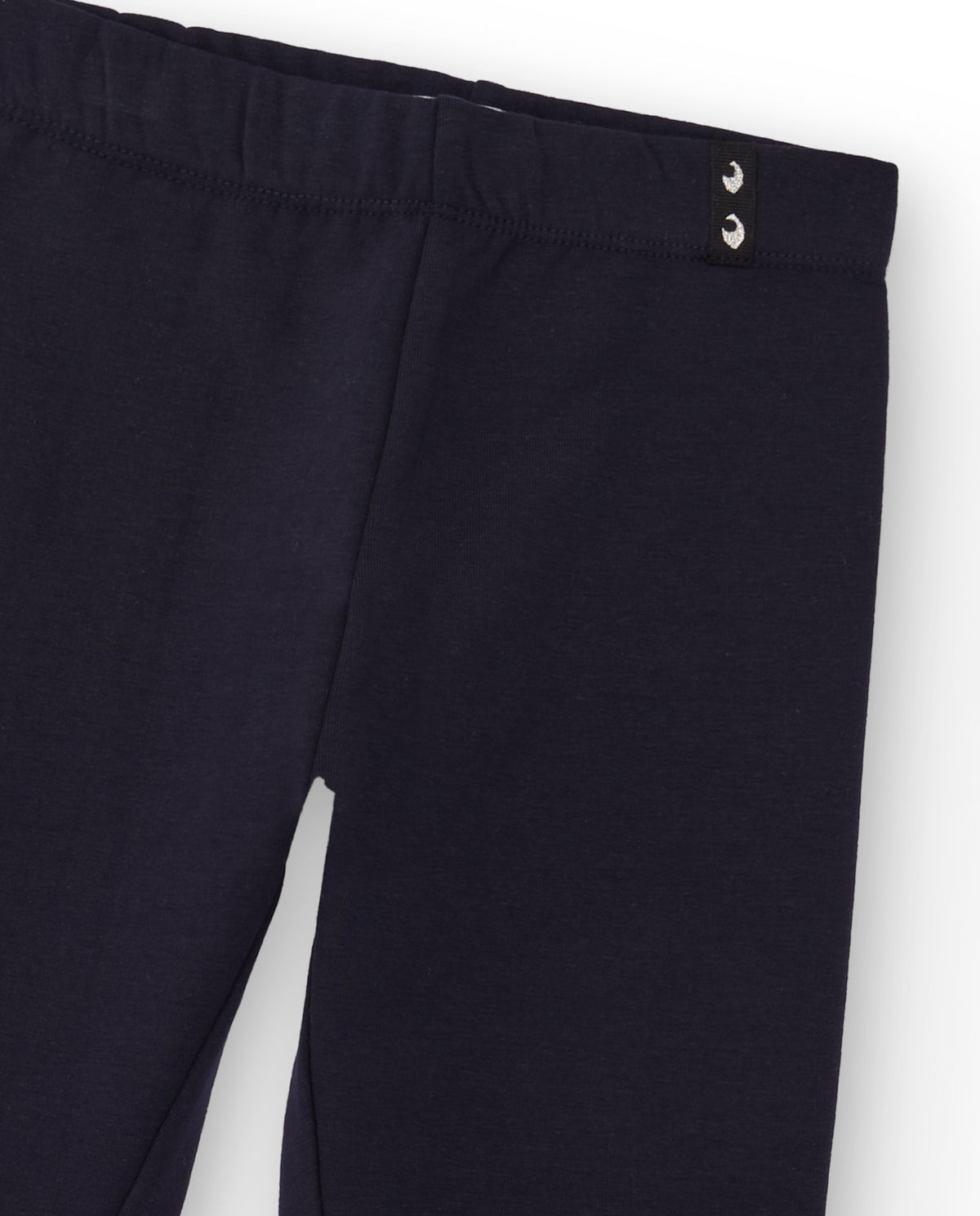 Legging para niña en azul marino con detalle metálico