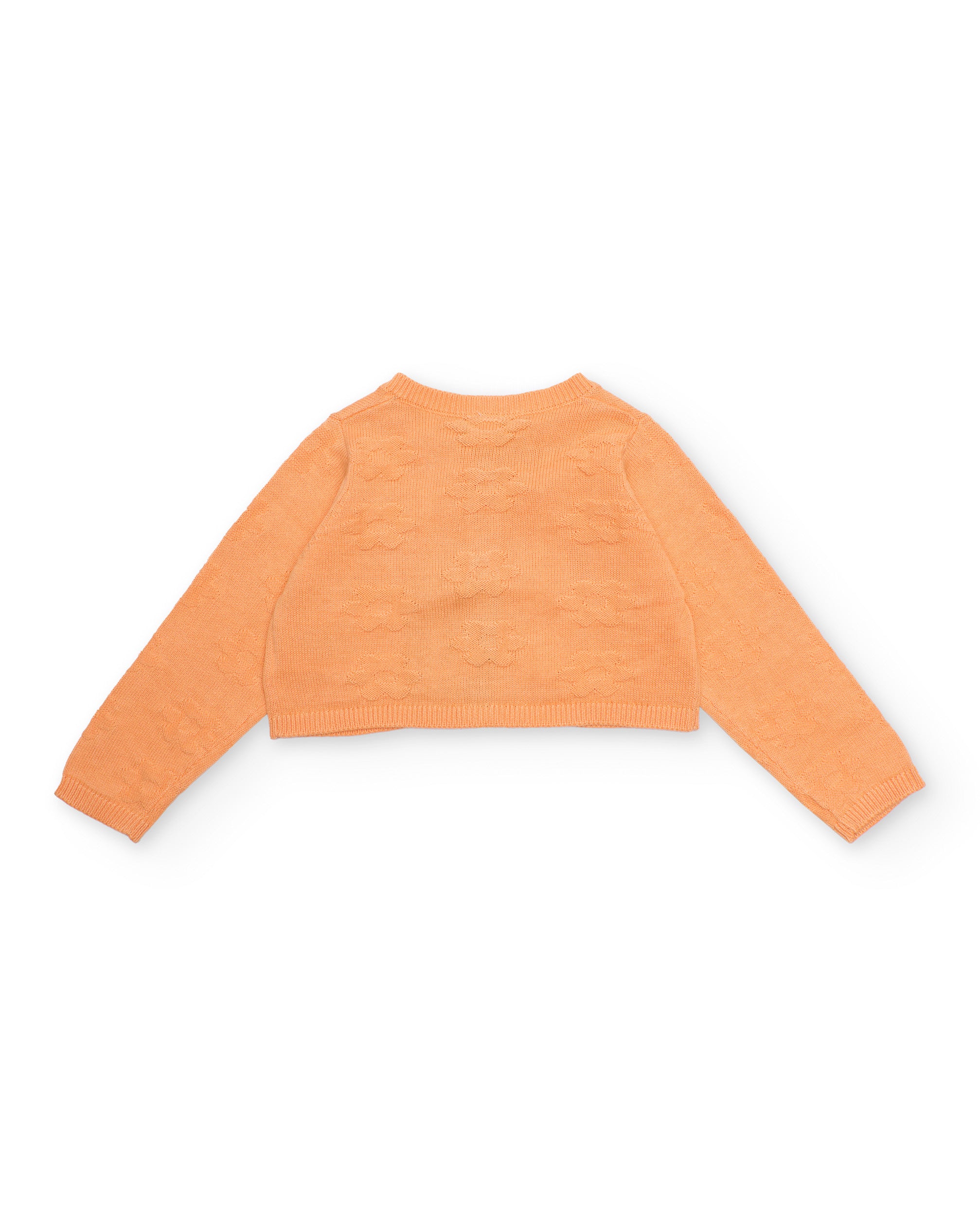 Chaqueta de recién nacido de tricot y diseño en relieve