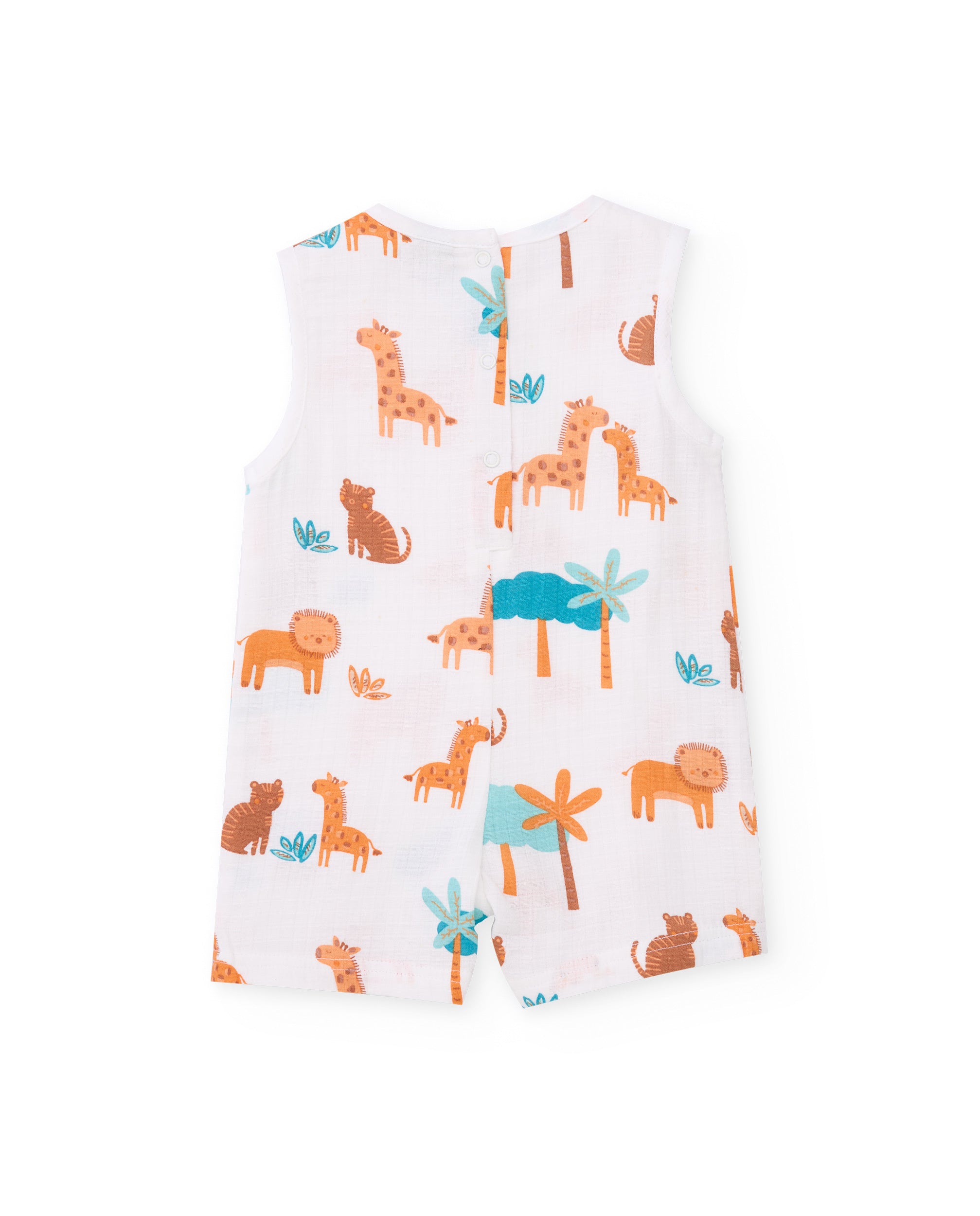 Peto de recién nacido de punto y diseño de animales