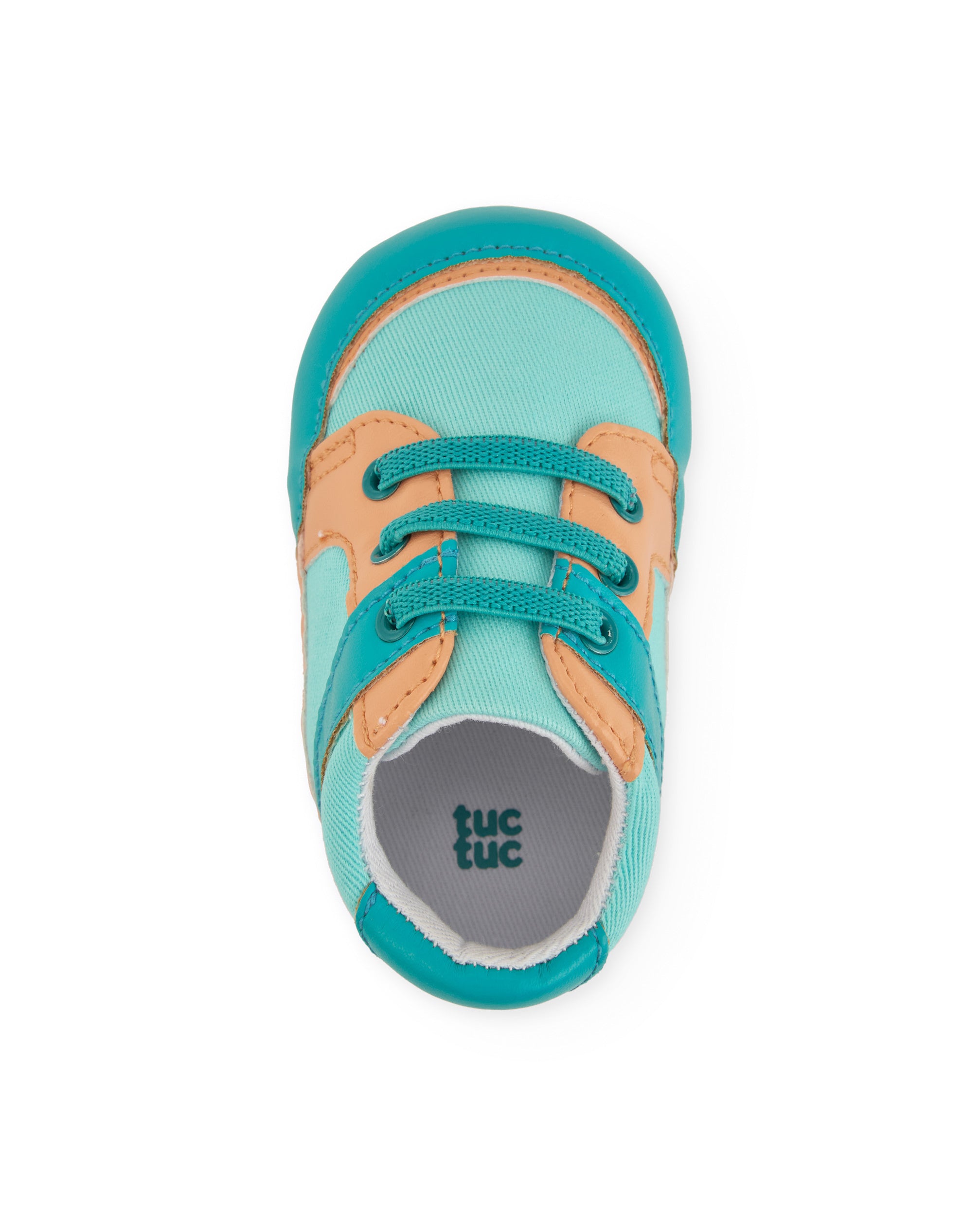 Zapatos de recién nacido flexibles con cordones elásticos