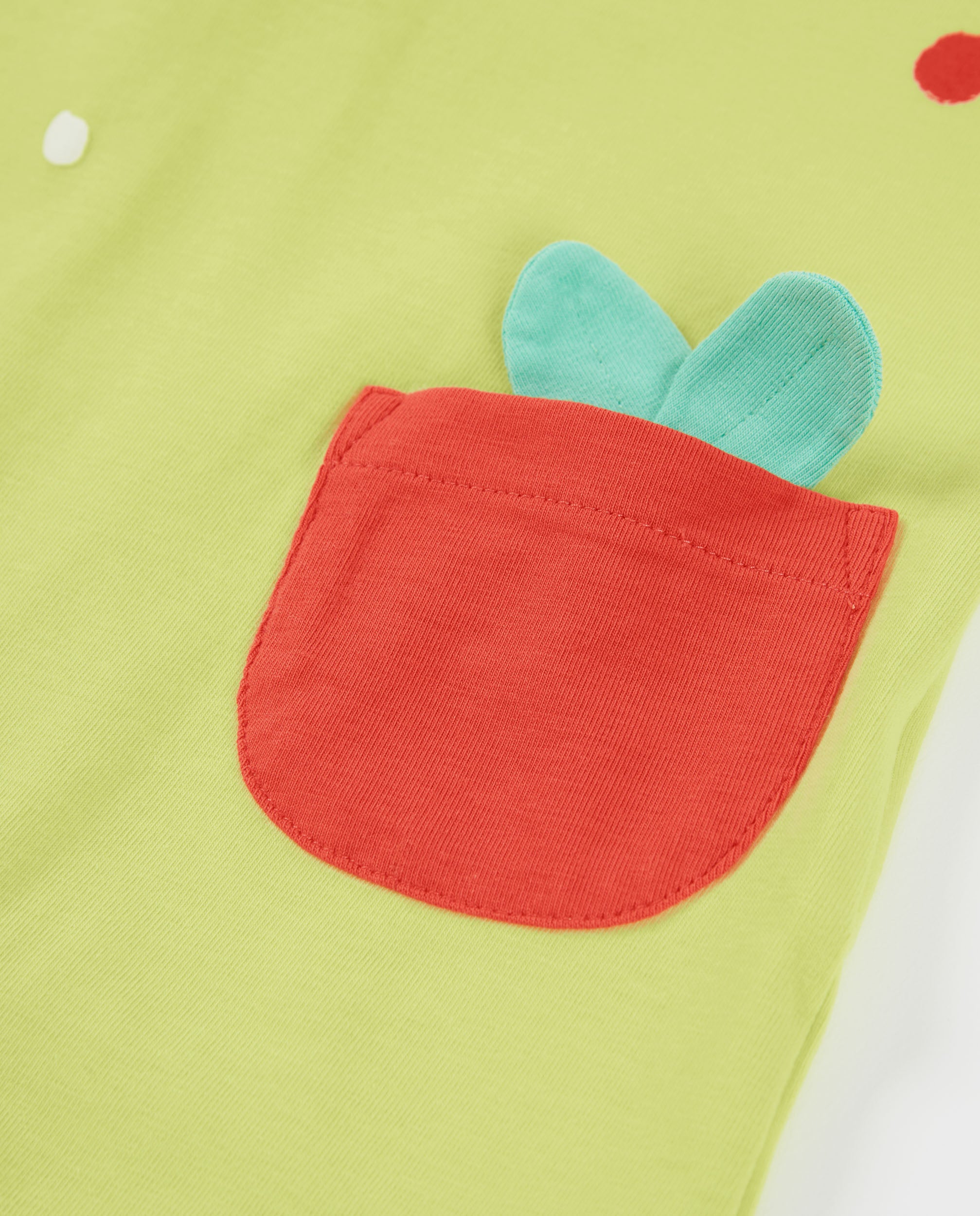 Pelele de recién nacido de punto y diseño de fruta