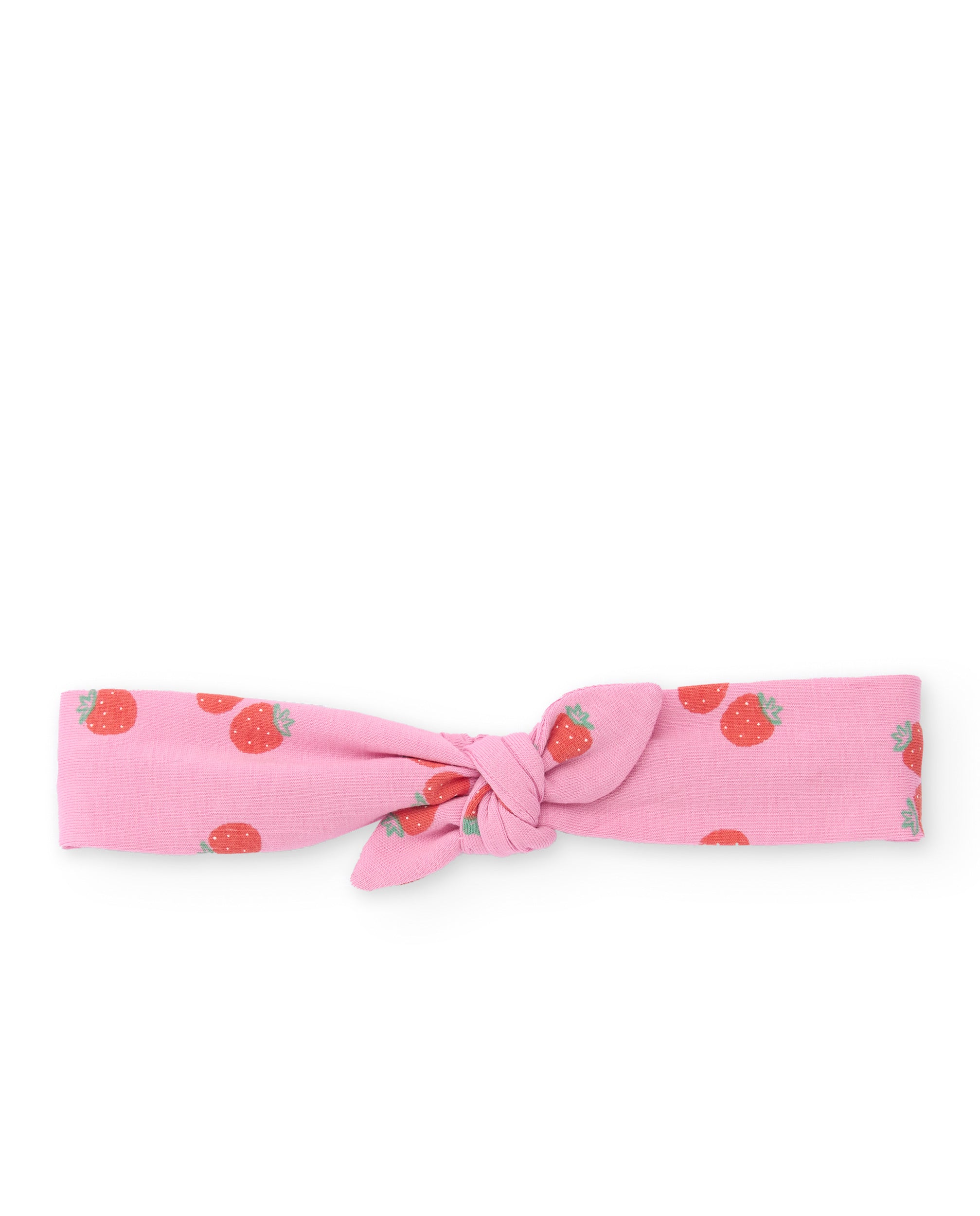 Diadema de recién nacido de punto y nudo frontal