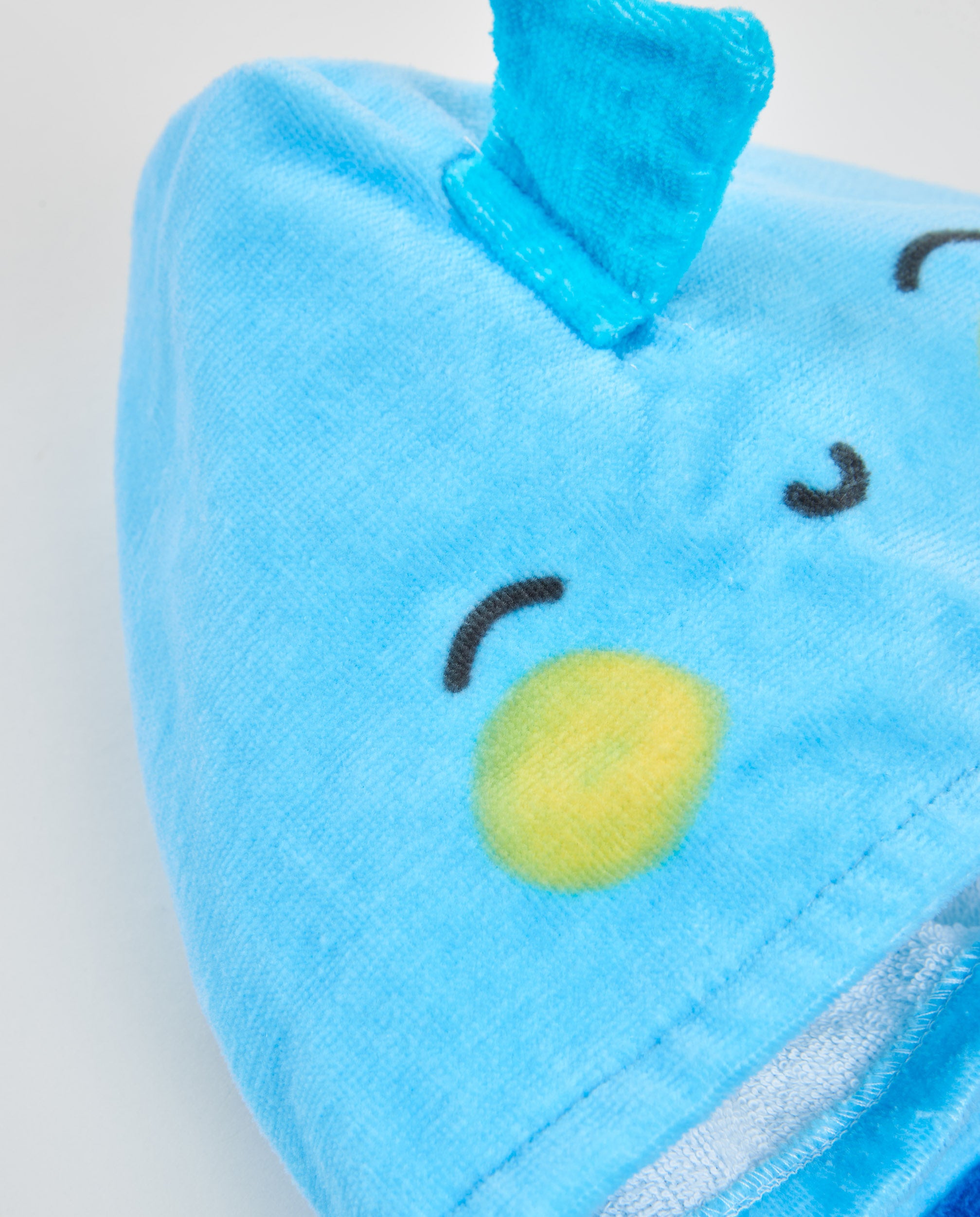 Toalla poncho de recién nacido de punto con capucha