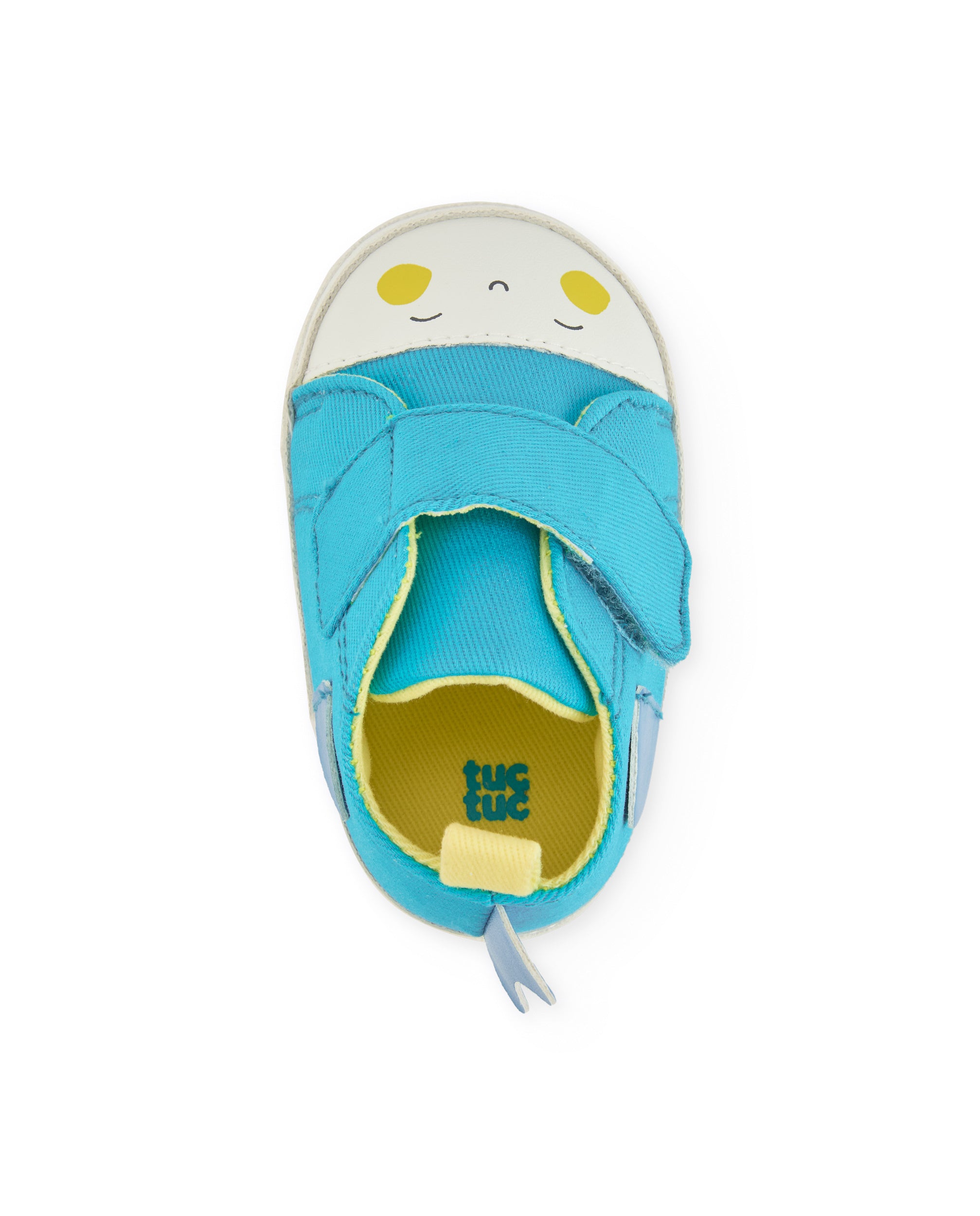 Zapatos de recién nacido de plana y cierre velcro