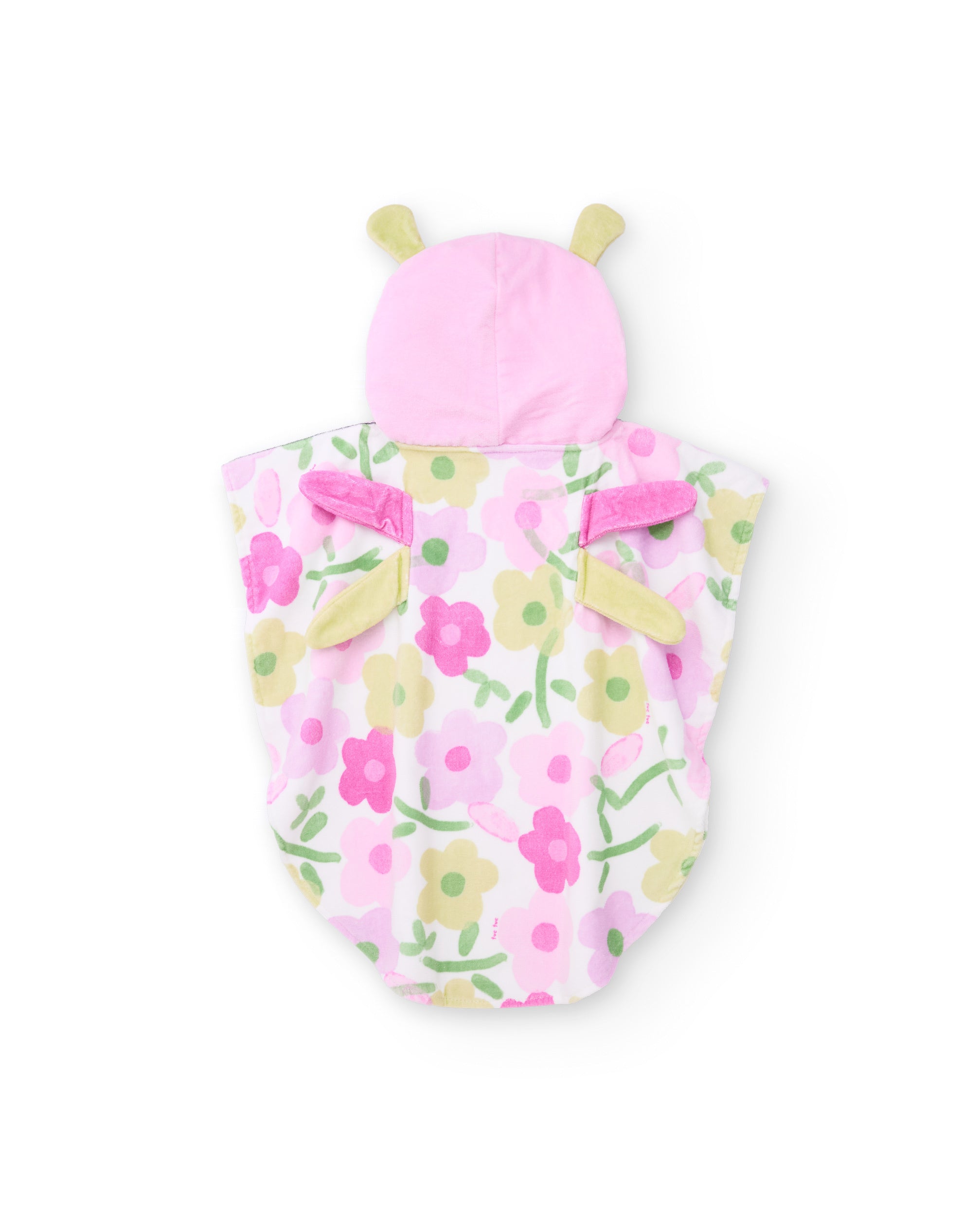 Toalla poncho de recién nacido de punto y capucha