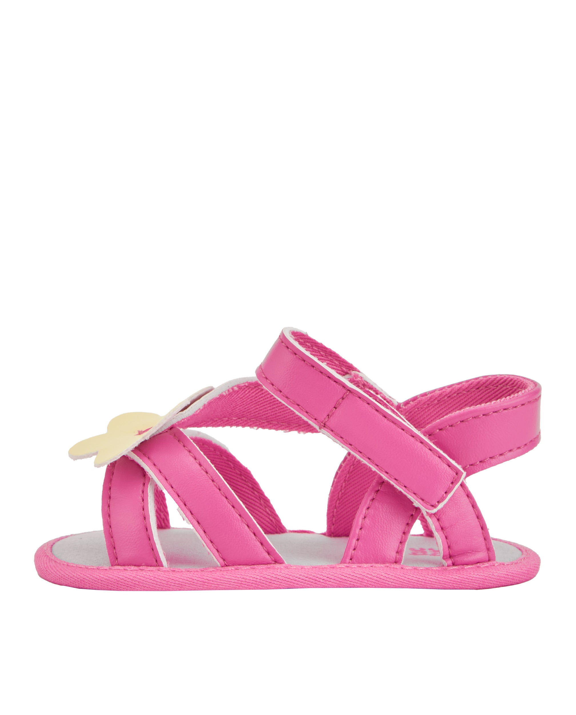 Sandalias de recién nacido de plana con cierre de velcro