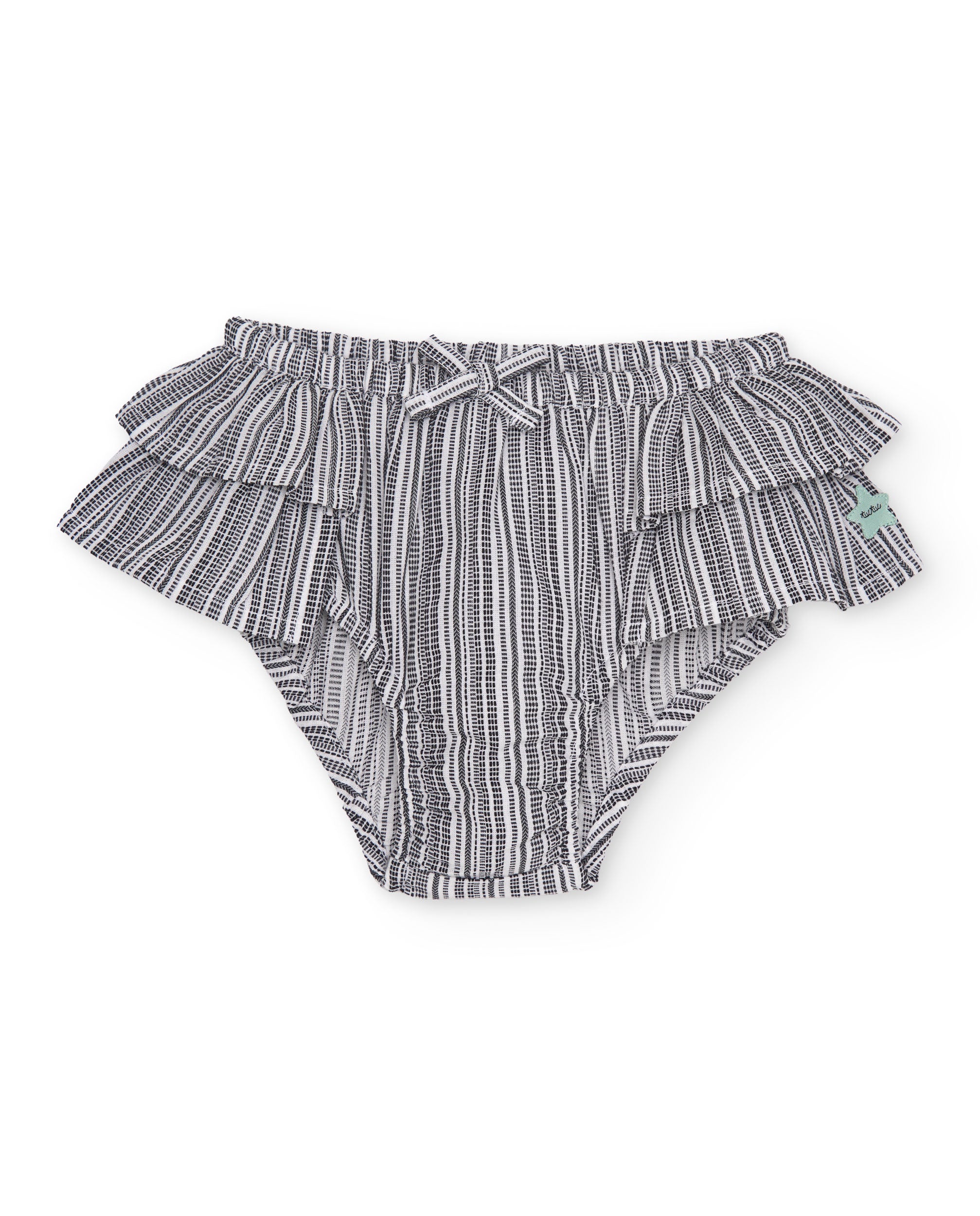 Conjunto de recién nacido de punto a rayas
