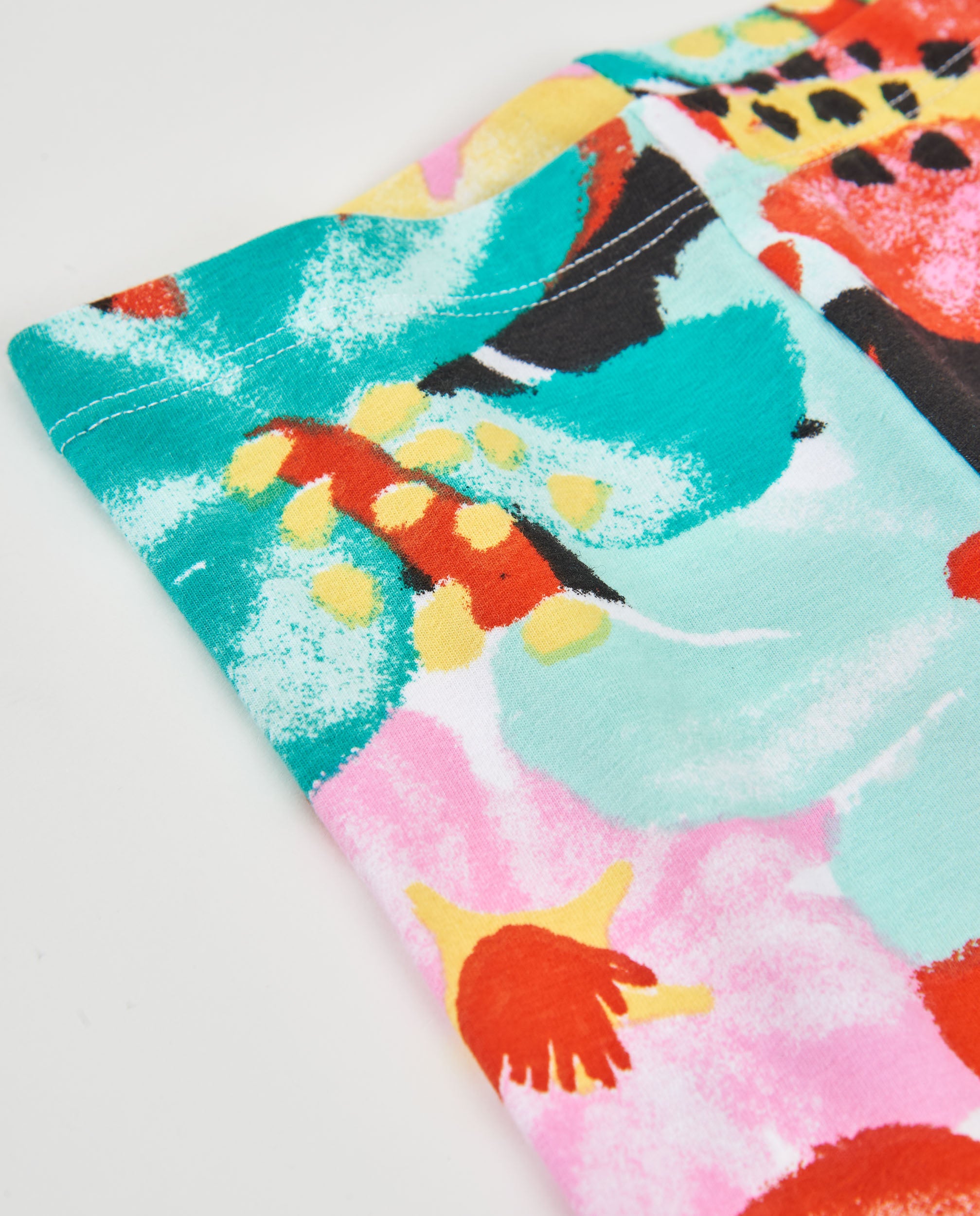 Leggings de niña de punto con estilo alegre