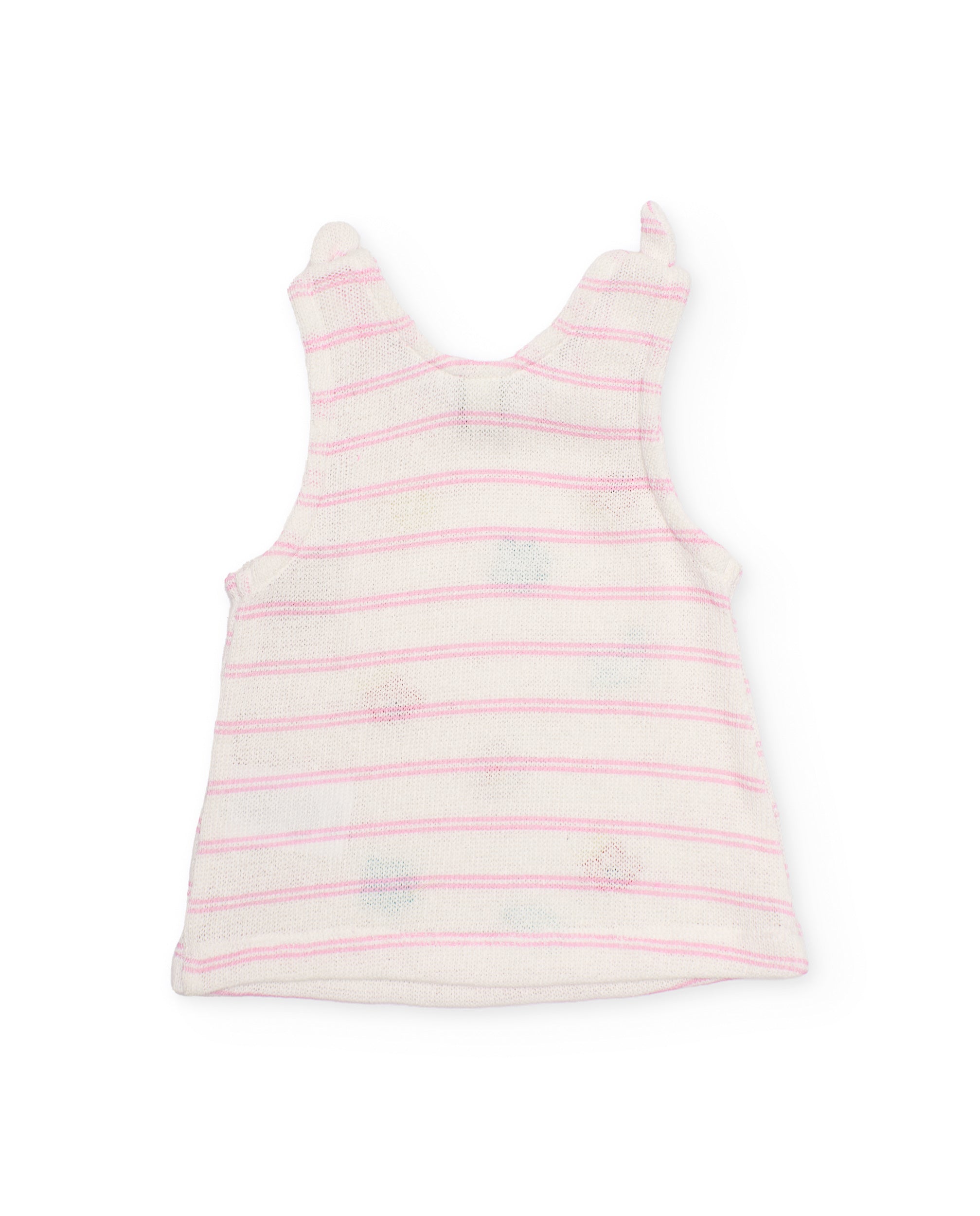 Camiseta de niña de tricot y detalles bordados