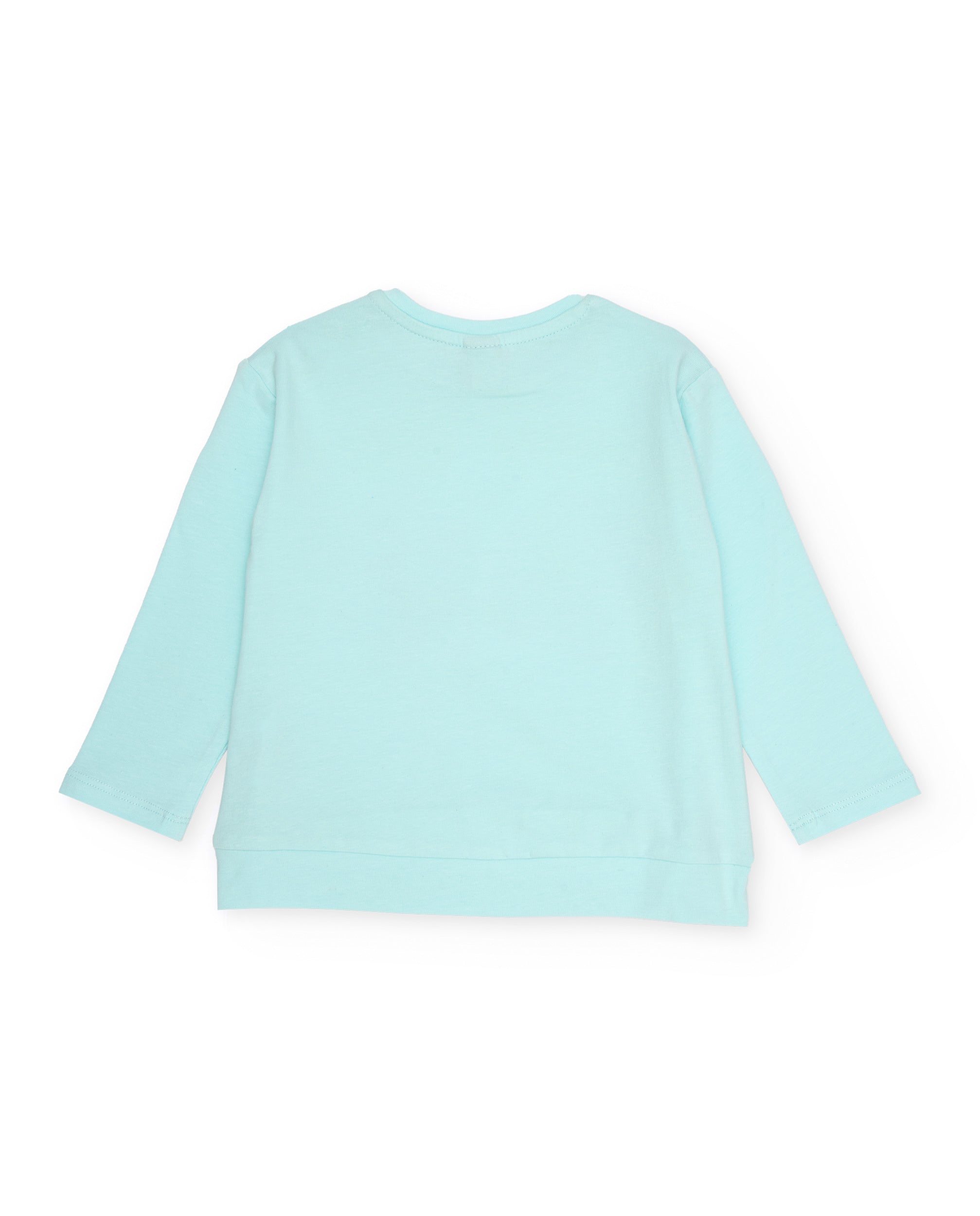 Camiseta de niña de punto y frontal de flores