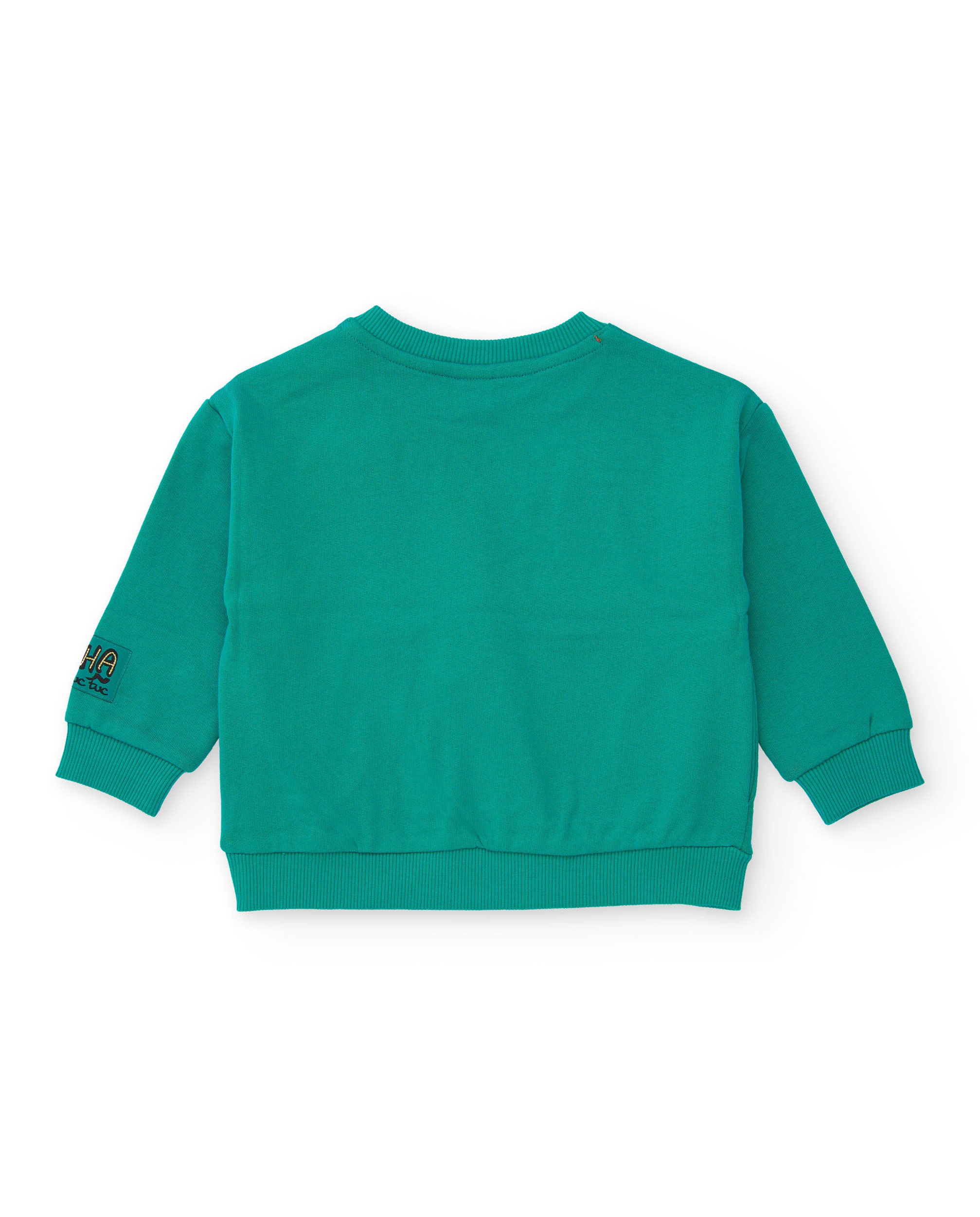 Sudadera de niño de punto y diseño frontal