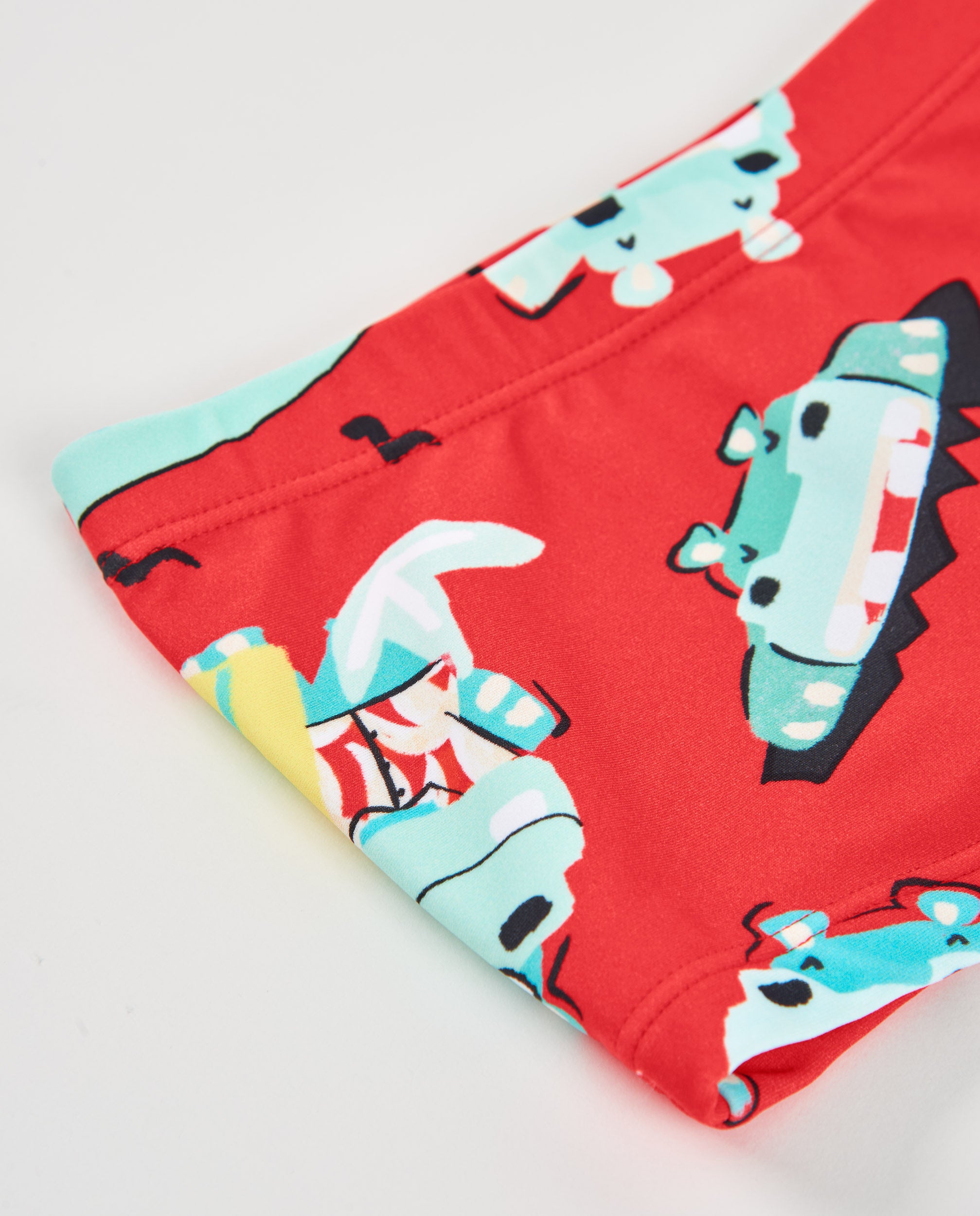 Bañador de niño de punto y estampado veraniego