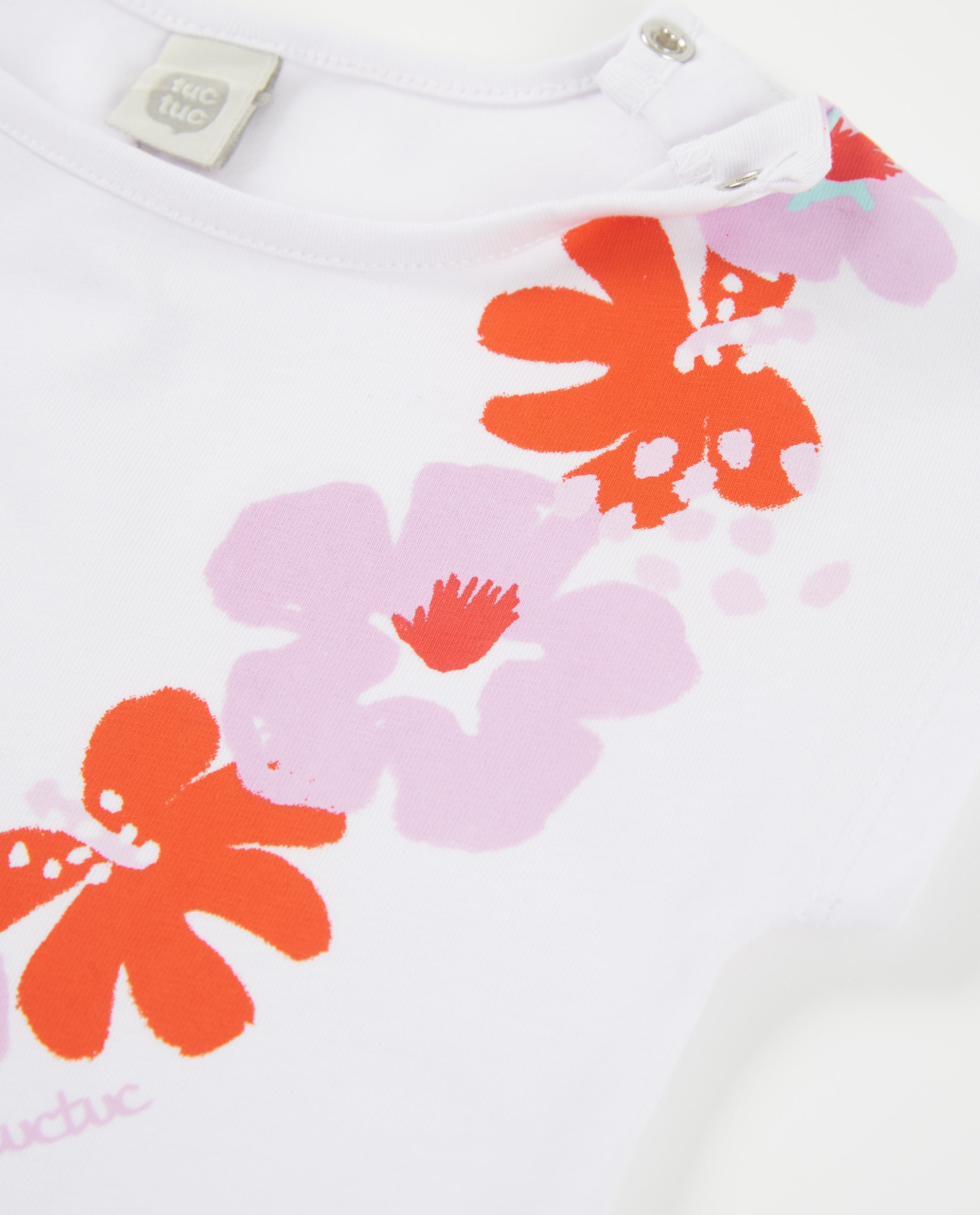 Camiseta de niña de punto y manga corta japonesa
