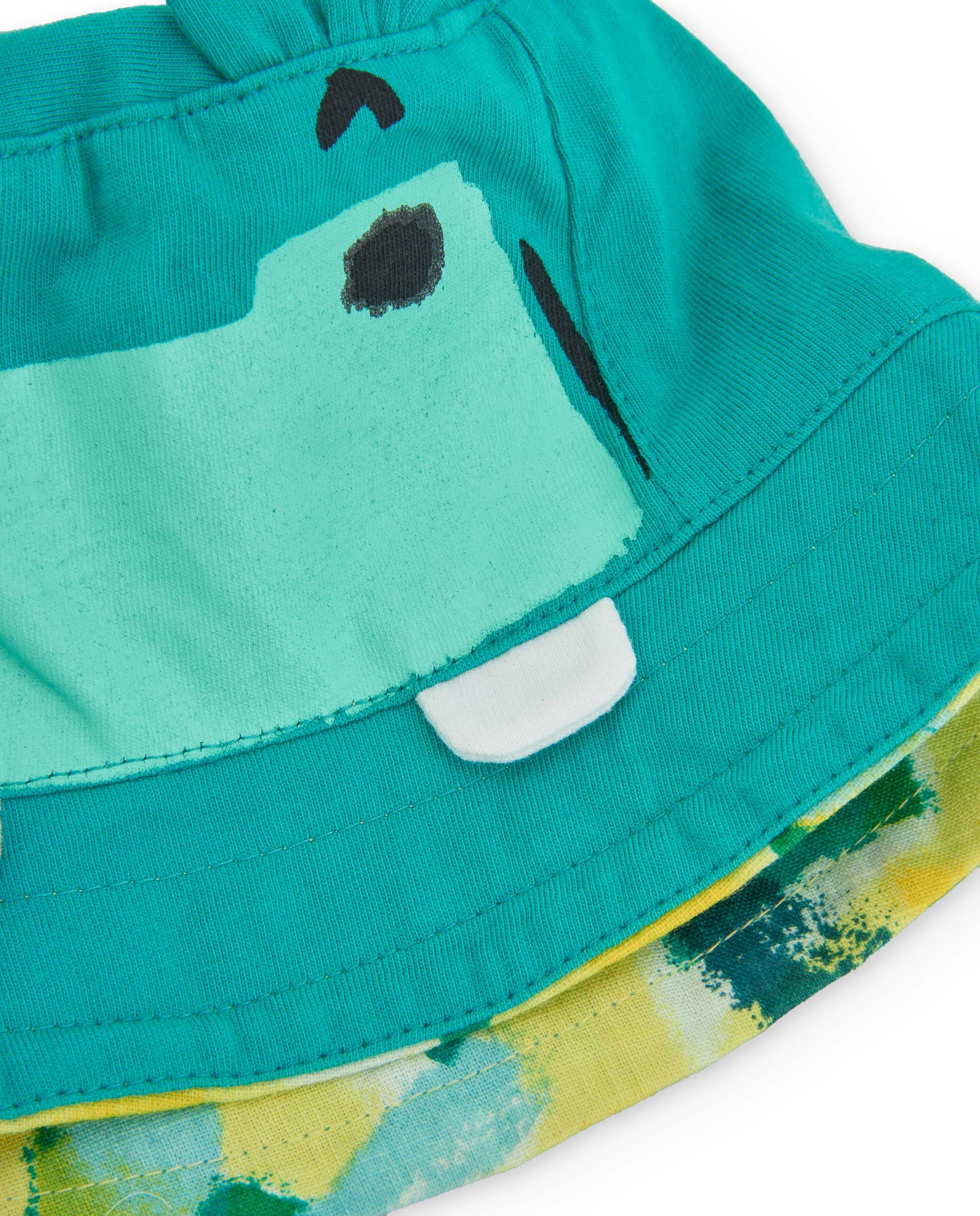 Gorro de niño de punto y diseño reversible