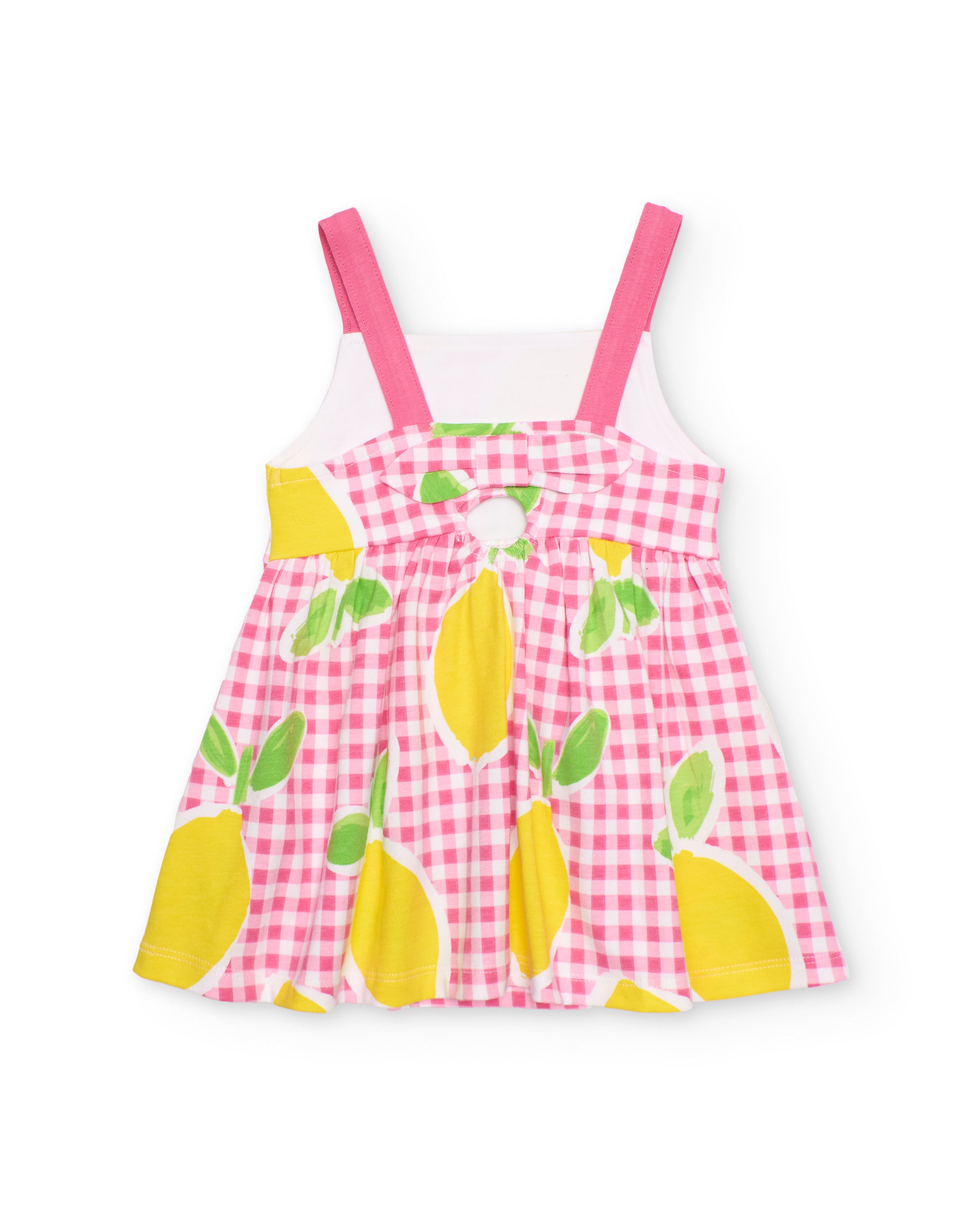 Vestido de niña de punto con falda evasé