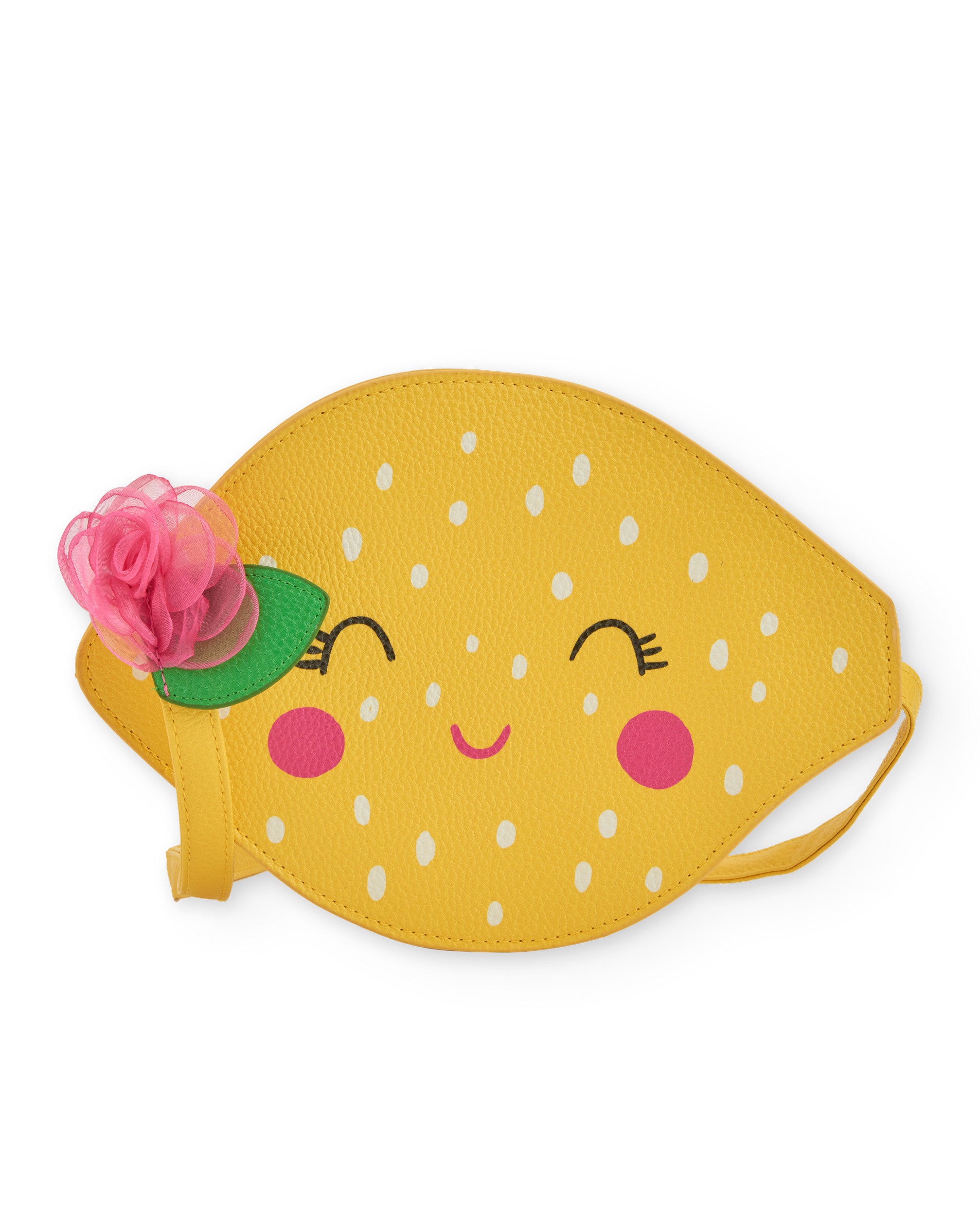 Bolso de niña de plana con forma de limón