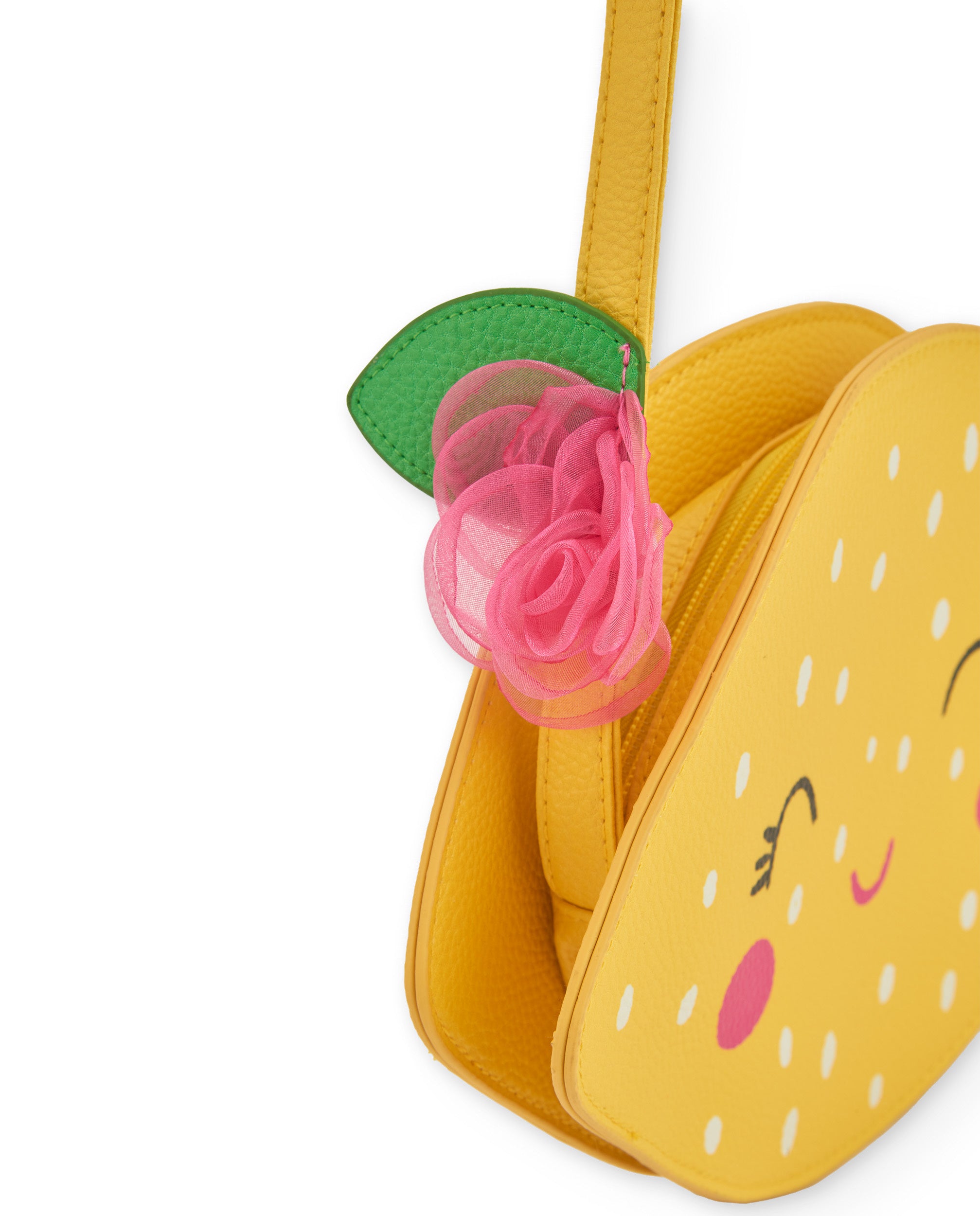 Bolso de niña de plana con forma de limón