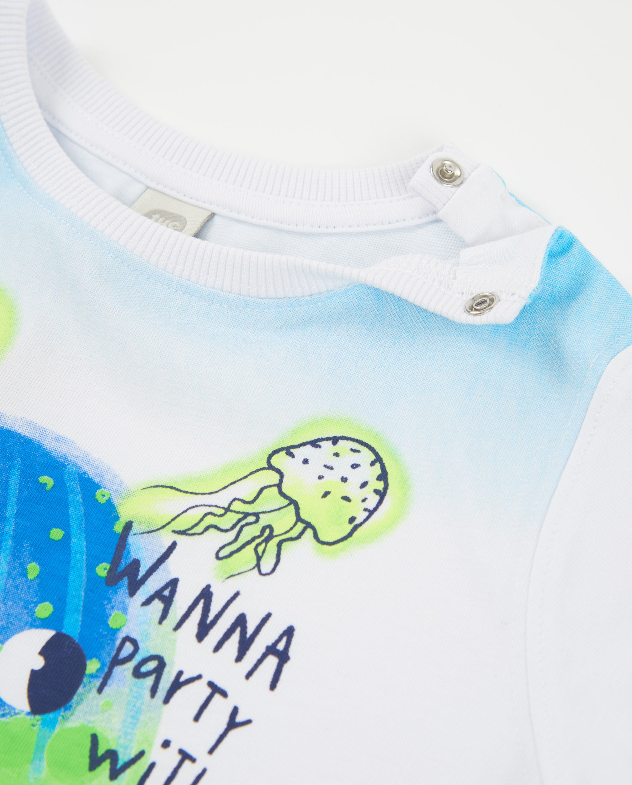 Camiseta de niño de punto con degradado