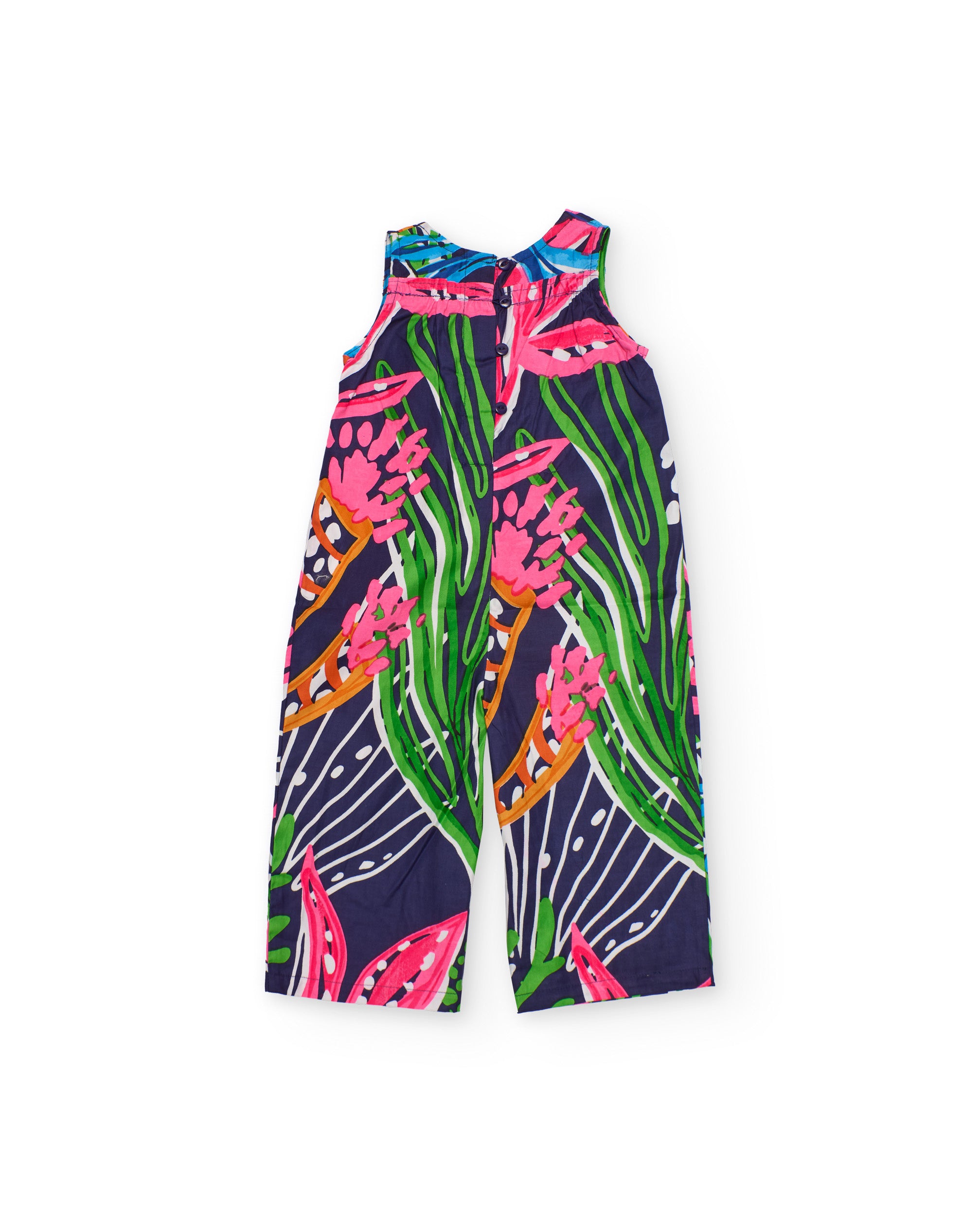 Mono de niña de plana con estampado marino