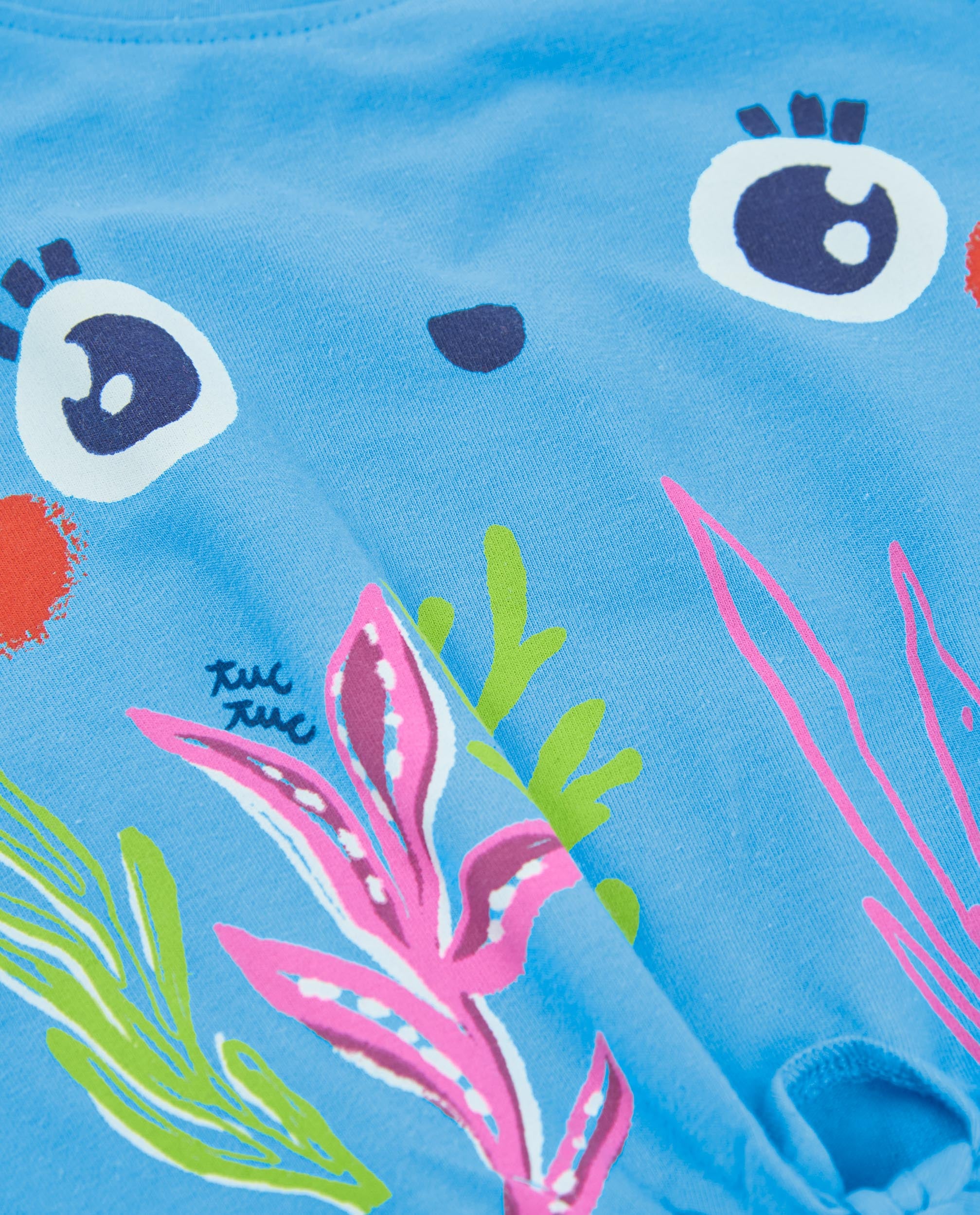 Camiseta de niña de punto con nudo decorativo