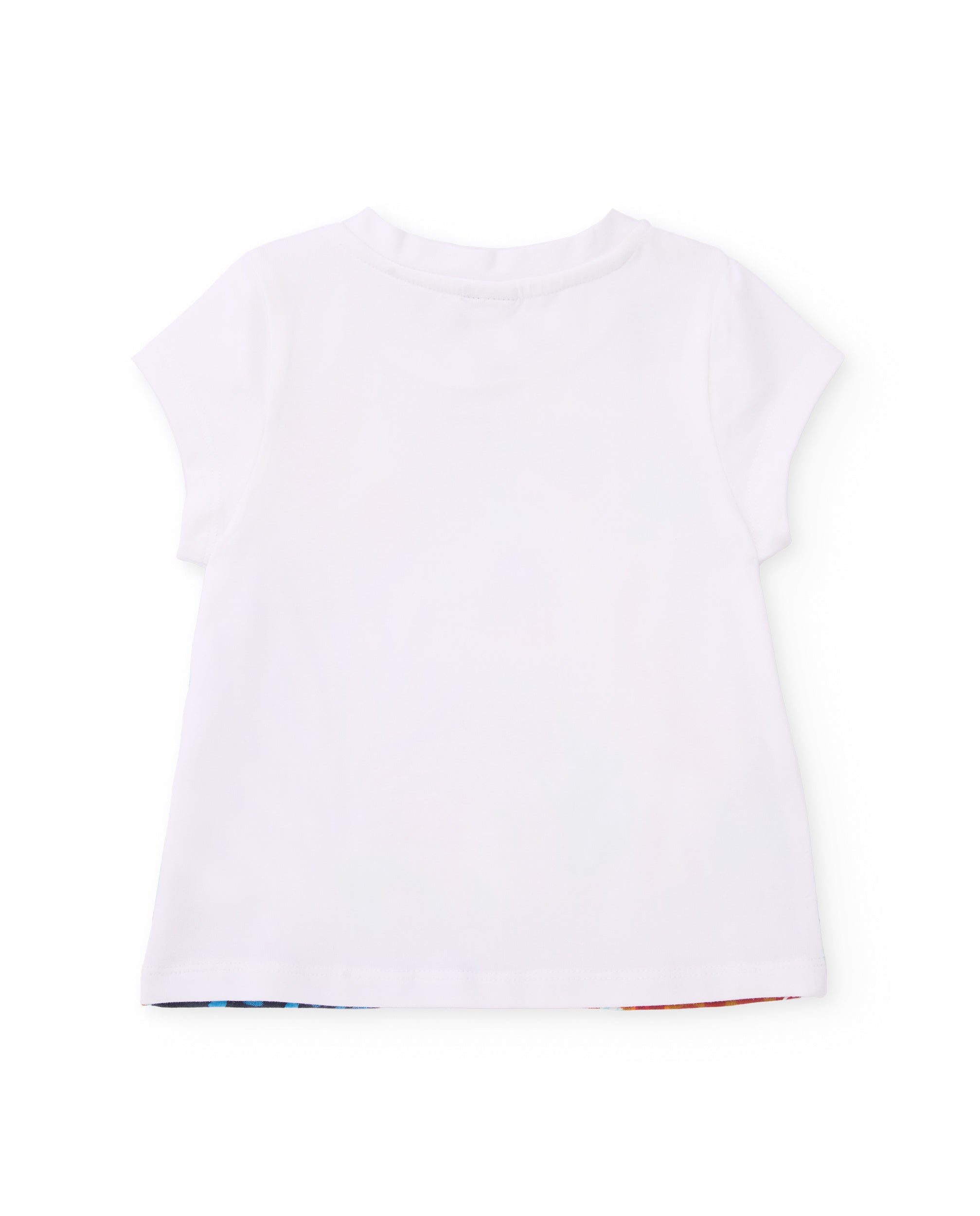 Conjunto de niña de punto con estampado fondo marino