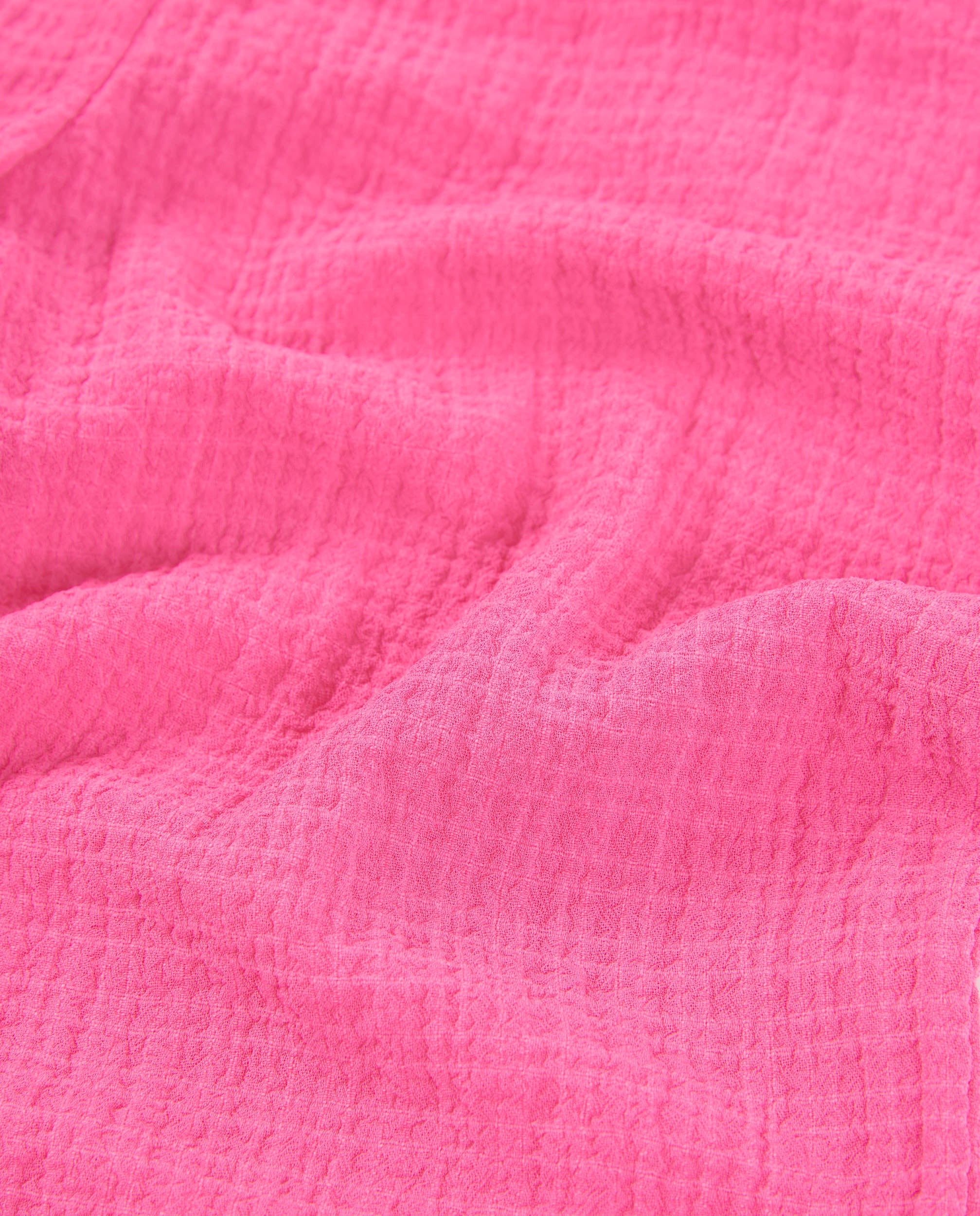 Pantalones de niña de plana con textura gofrada