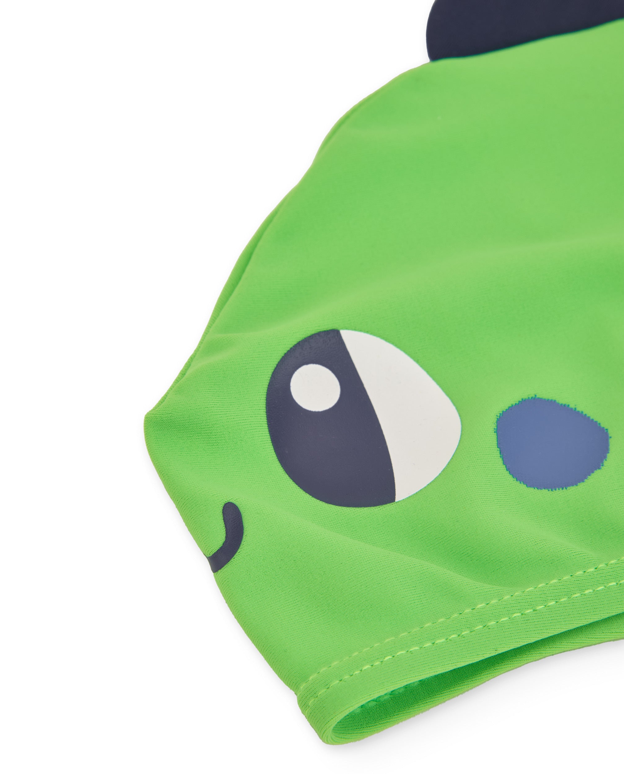 Gorro de natación de niño de punto con aleta decorativa