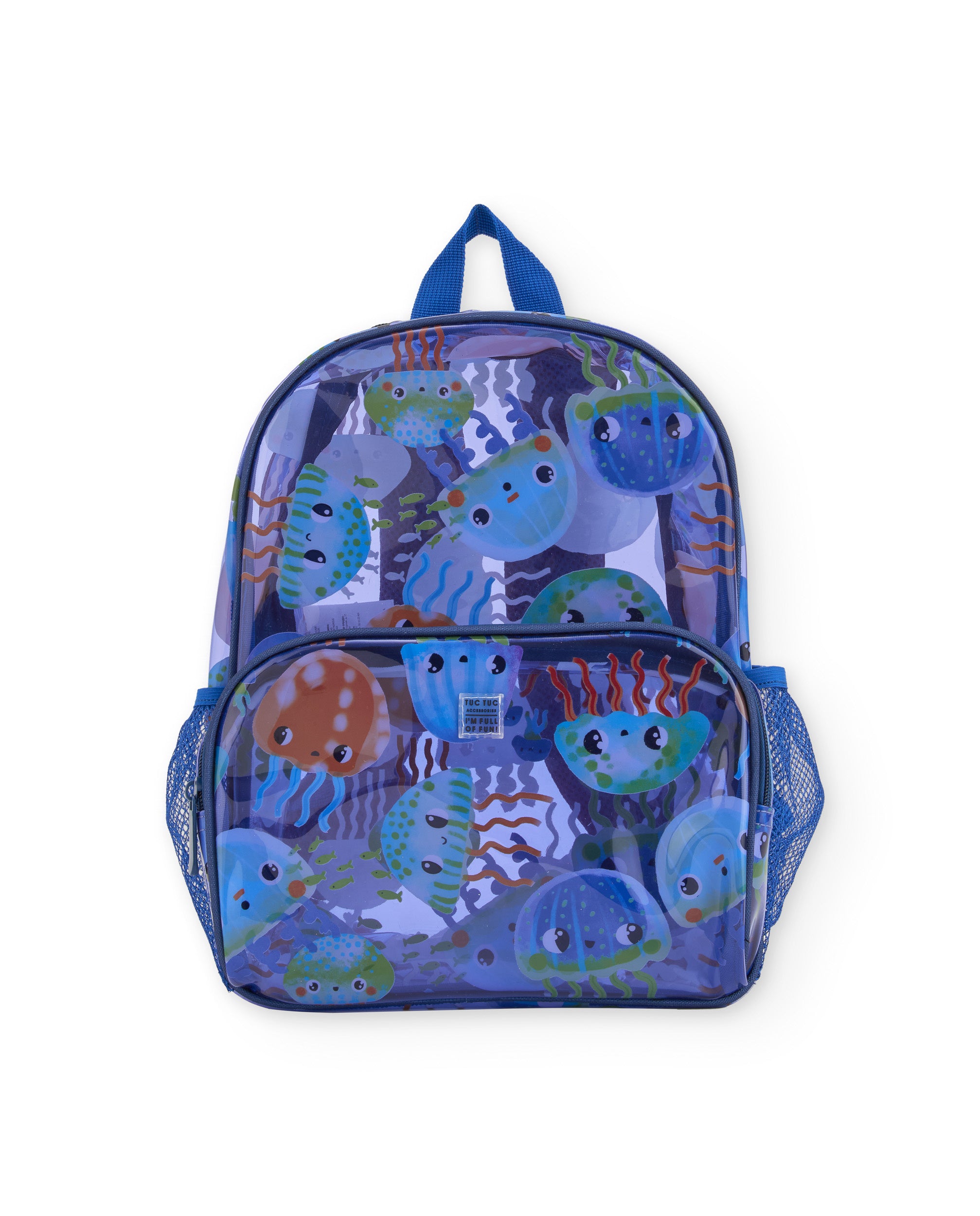 Mochila de niño de plana y cierre con cremallera