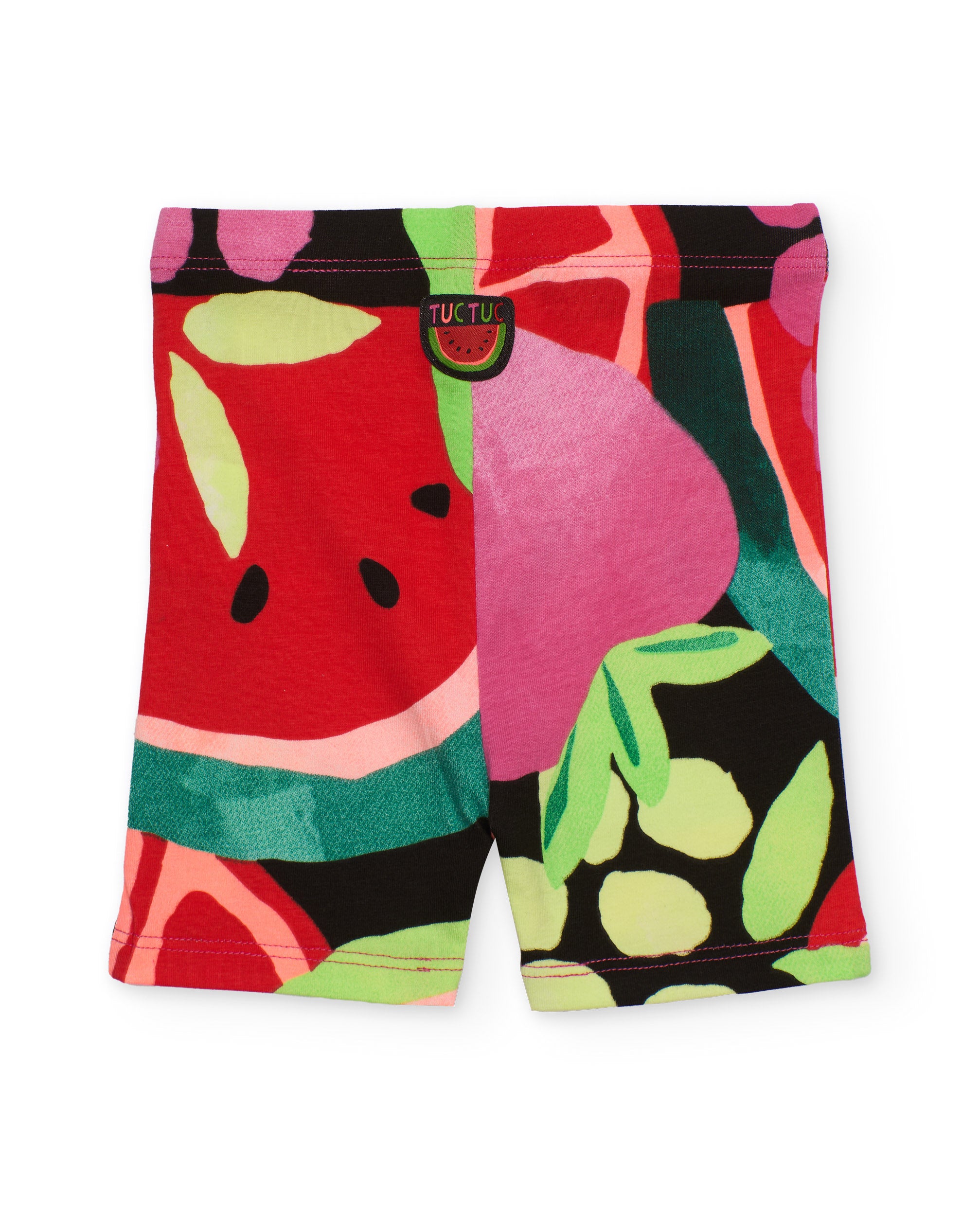 Leggings de niña de punto con diseño de frutas