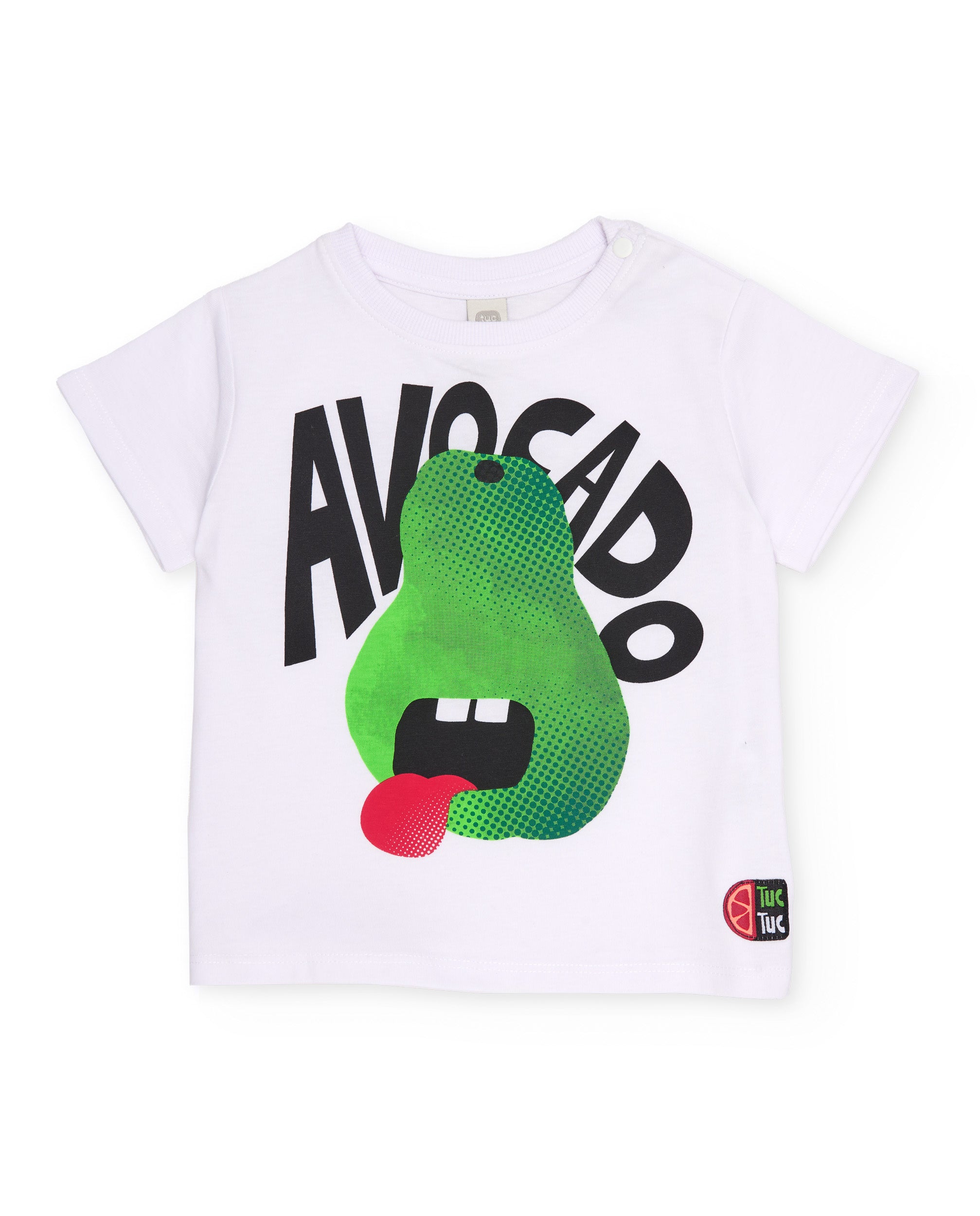 Conjunto de niño de punto con estampado frontal grande