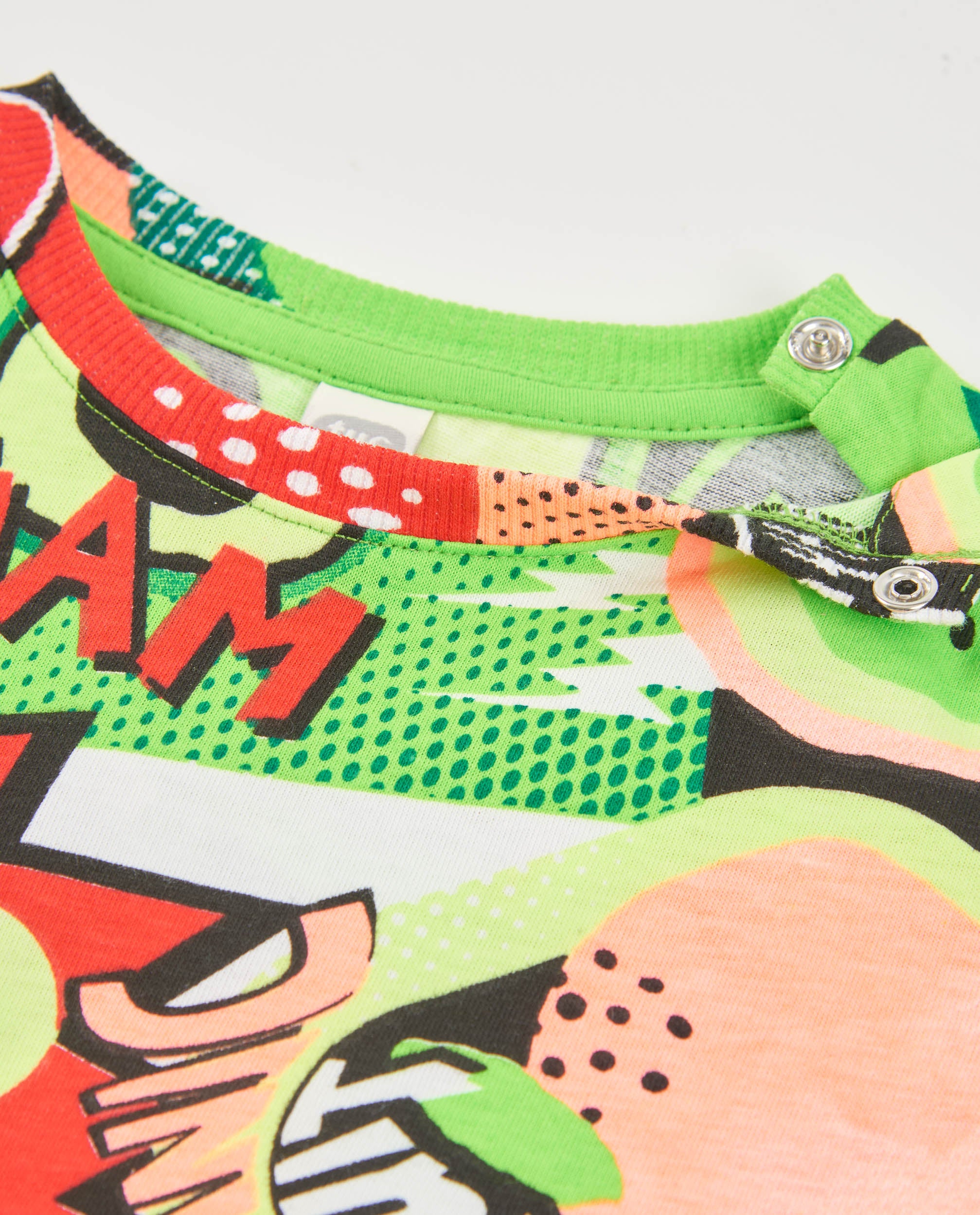 Camiseta de niño de punto con estampado cómic