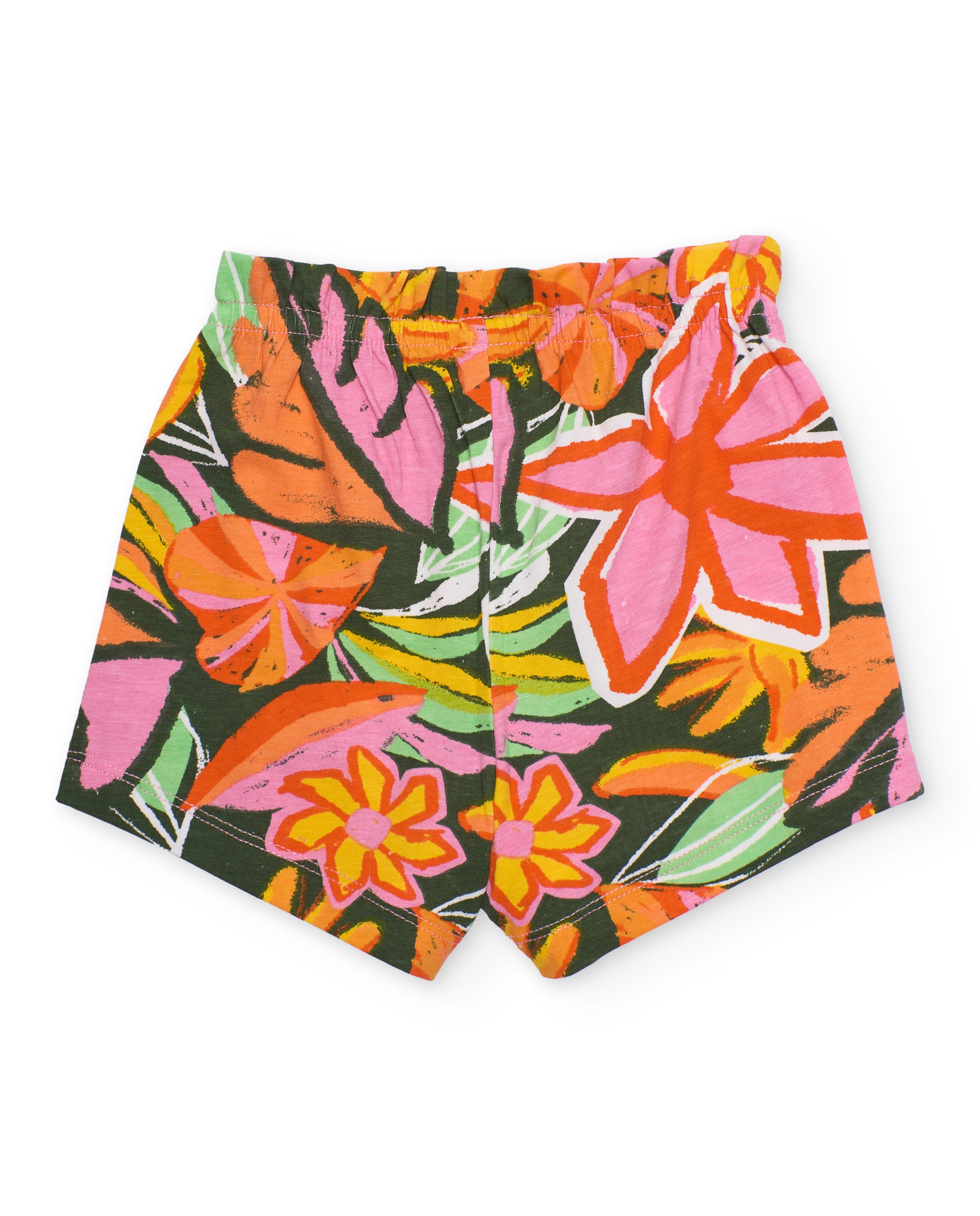 Short de niña de punto y tejido ligero