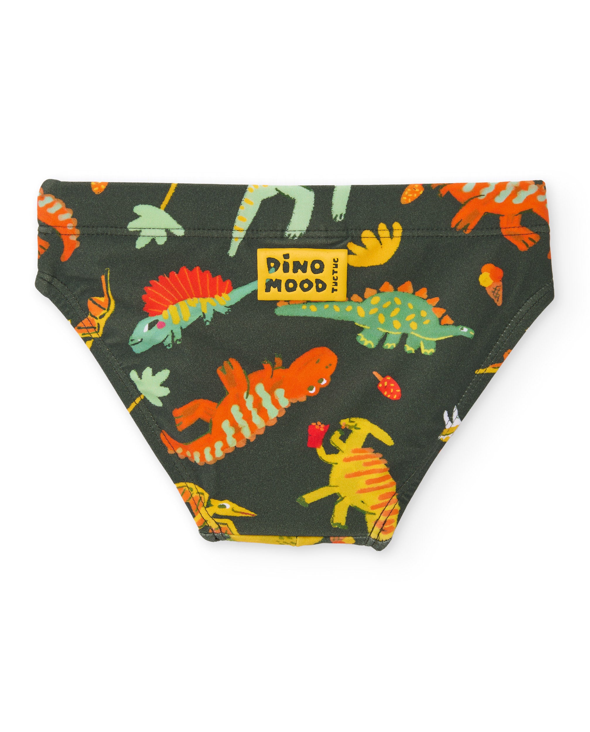 Bañador de niño de punto y tejido elástico