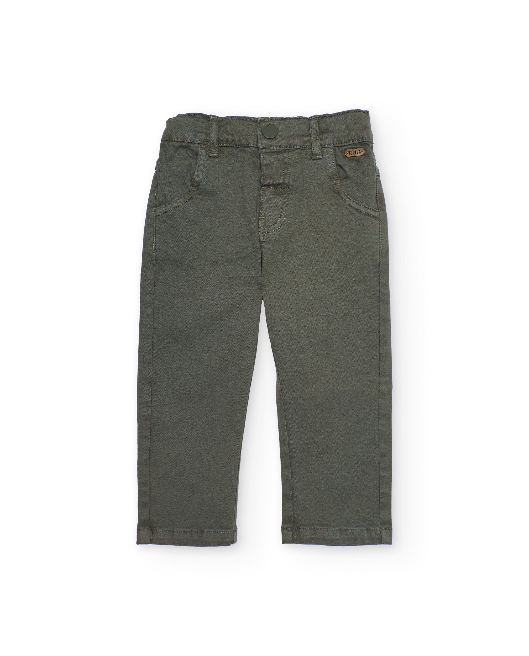 Pantalones de niño de plana y cintura con ajuste interno