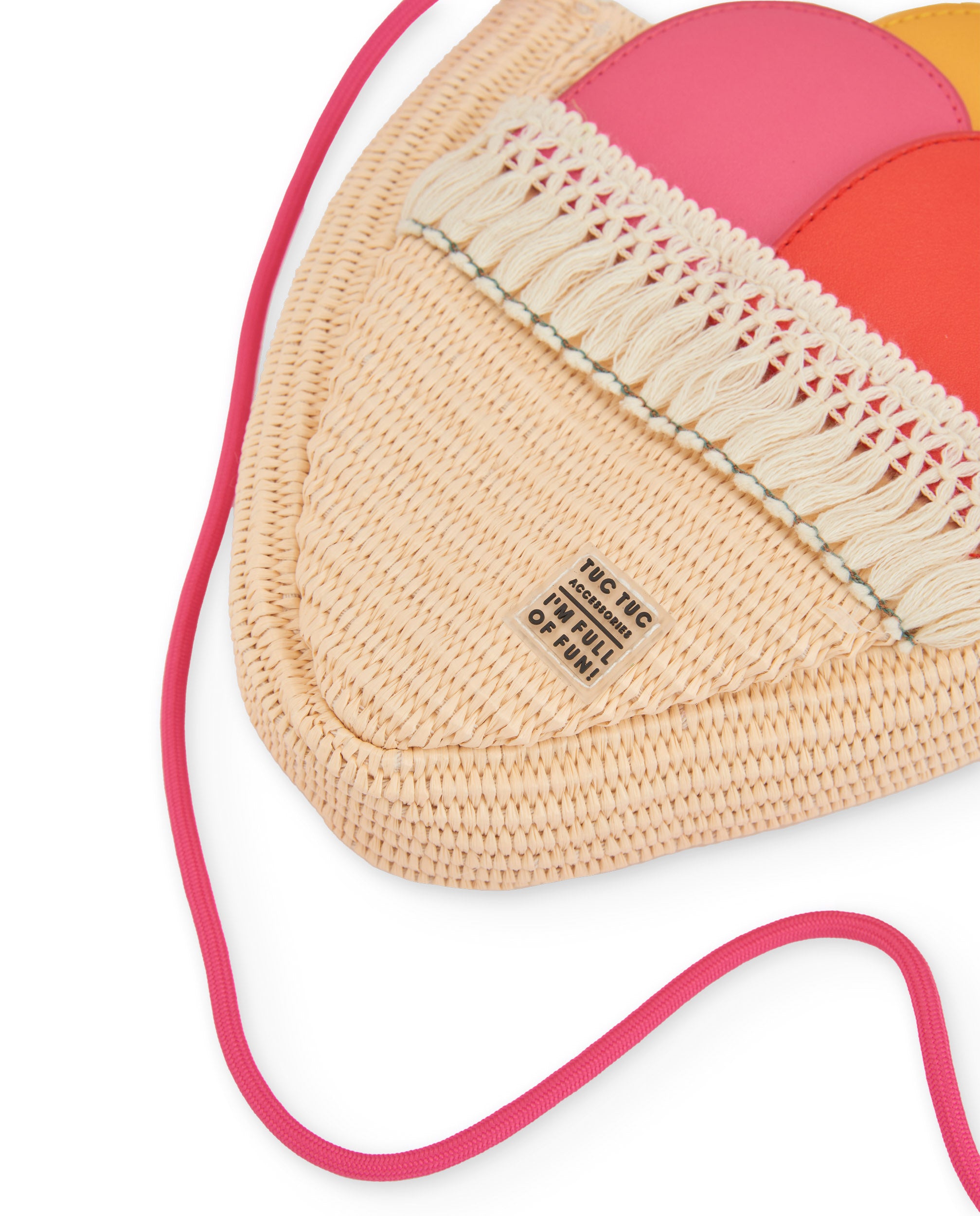 Bolso de niña de plana con forma de cucurucho