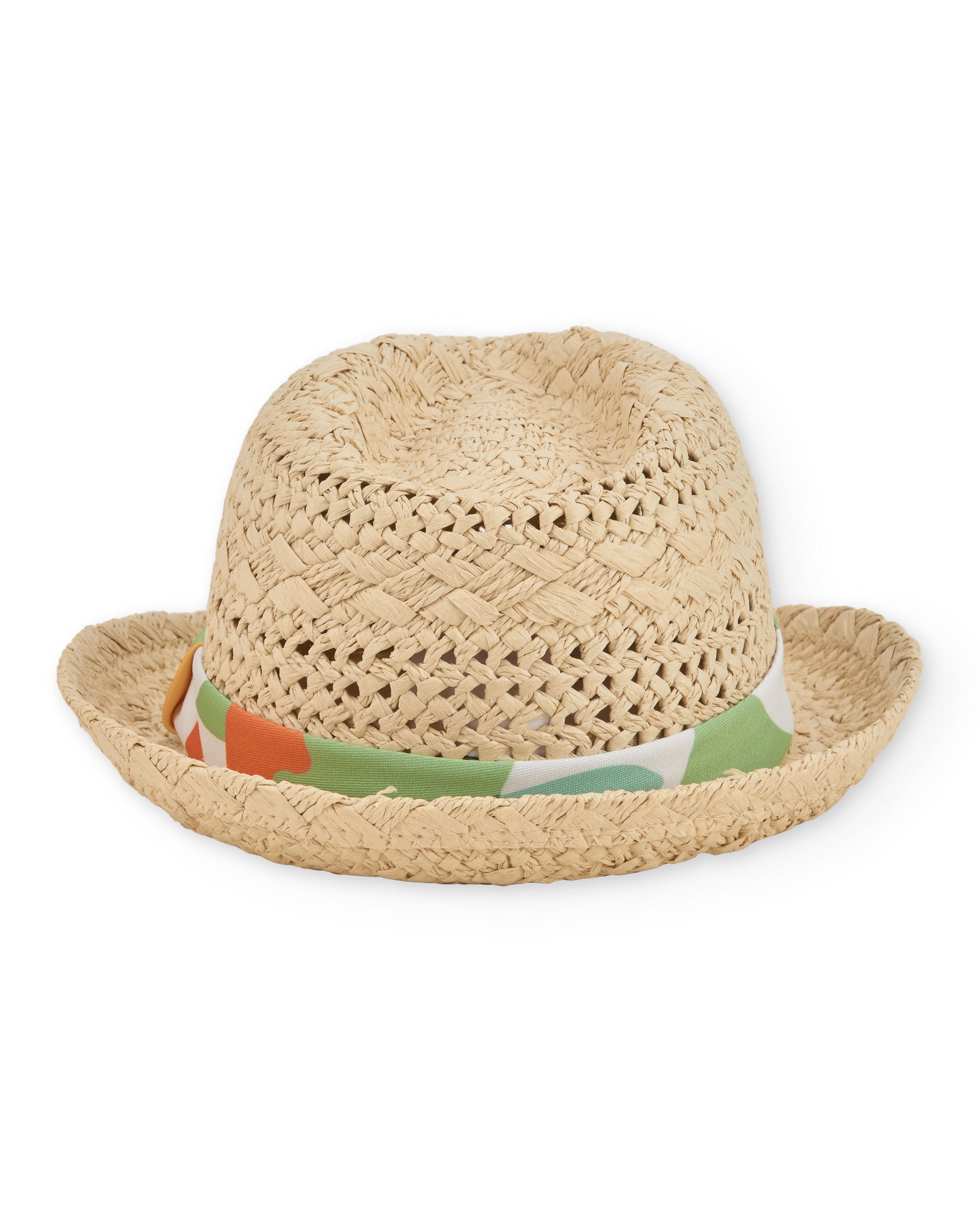 Sombrero de niño de plana y cinta con nudo lateral