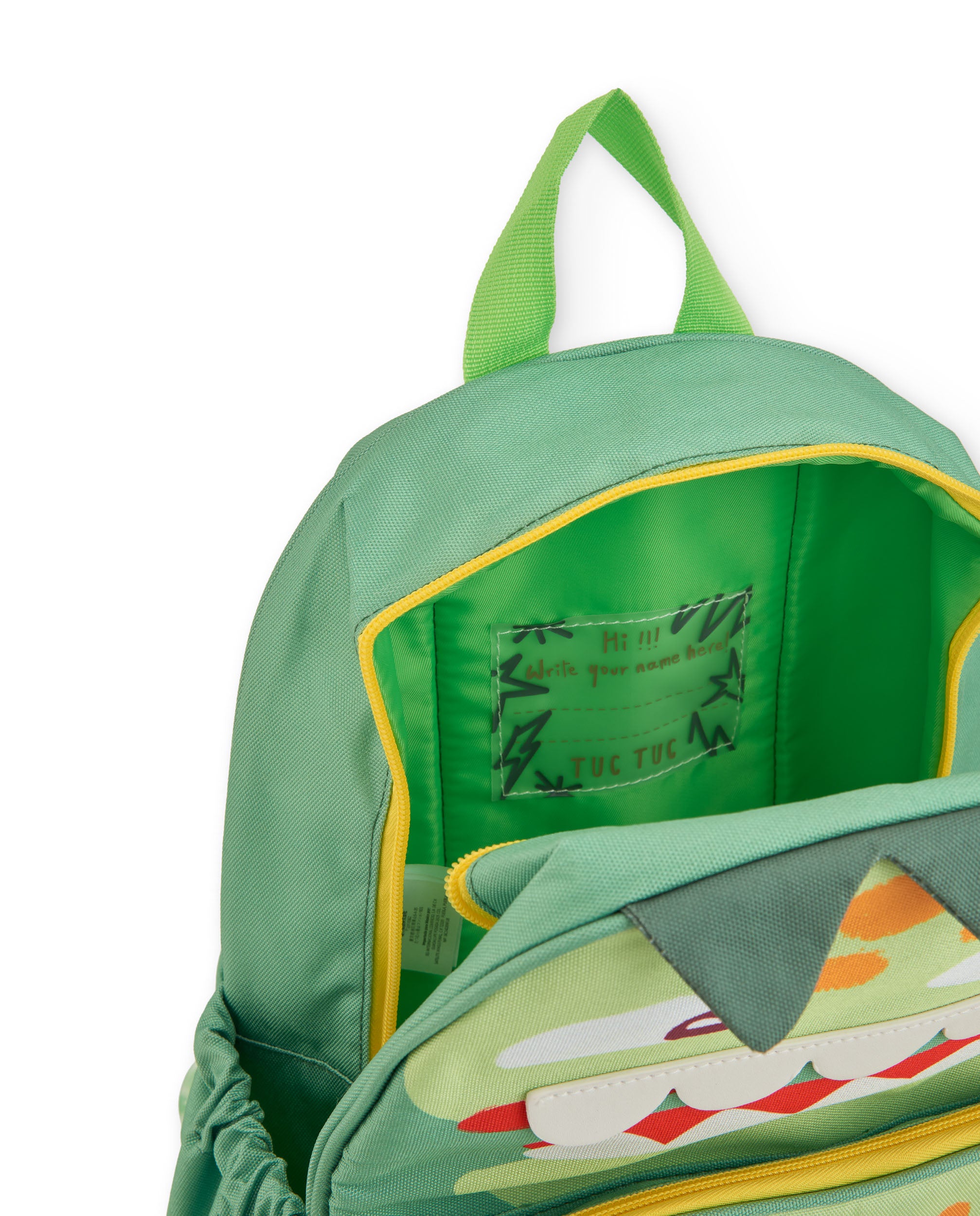 Mochila de niño de plana con diseño dinosaurio