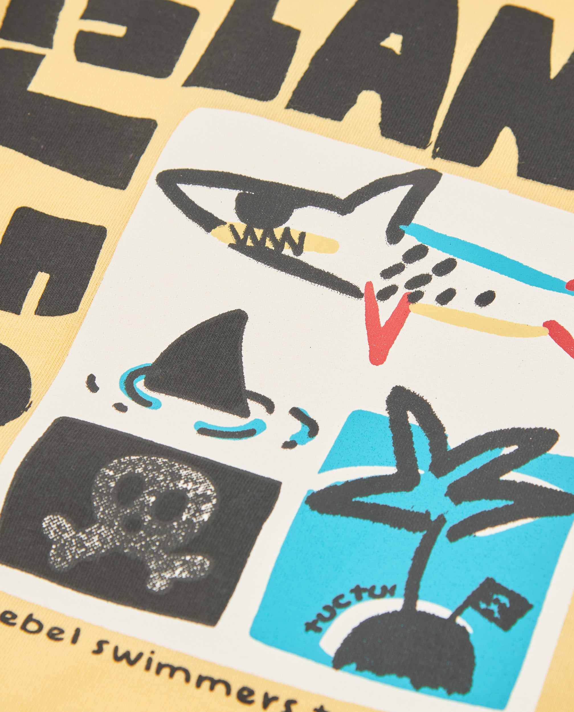 Camiseta de niño de punto con estampado ilustrado