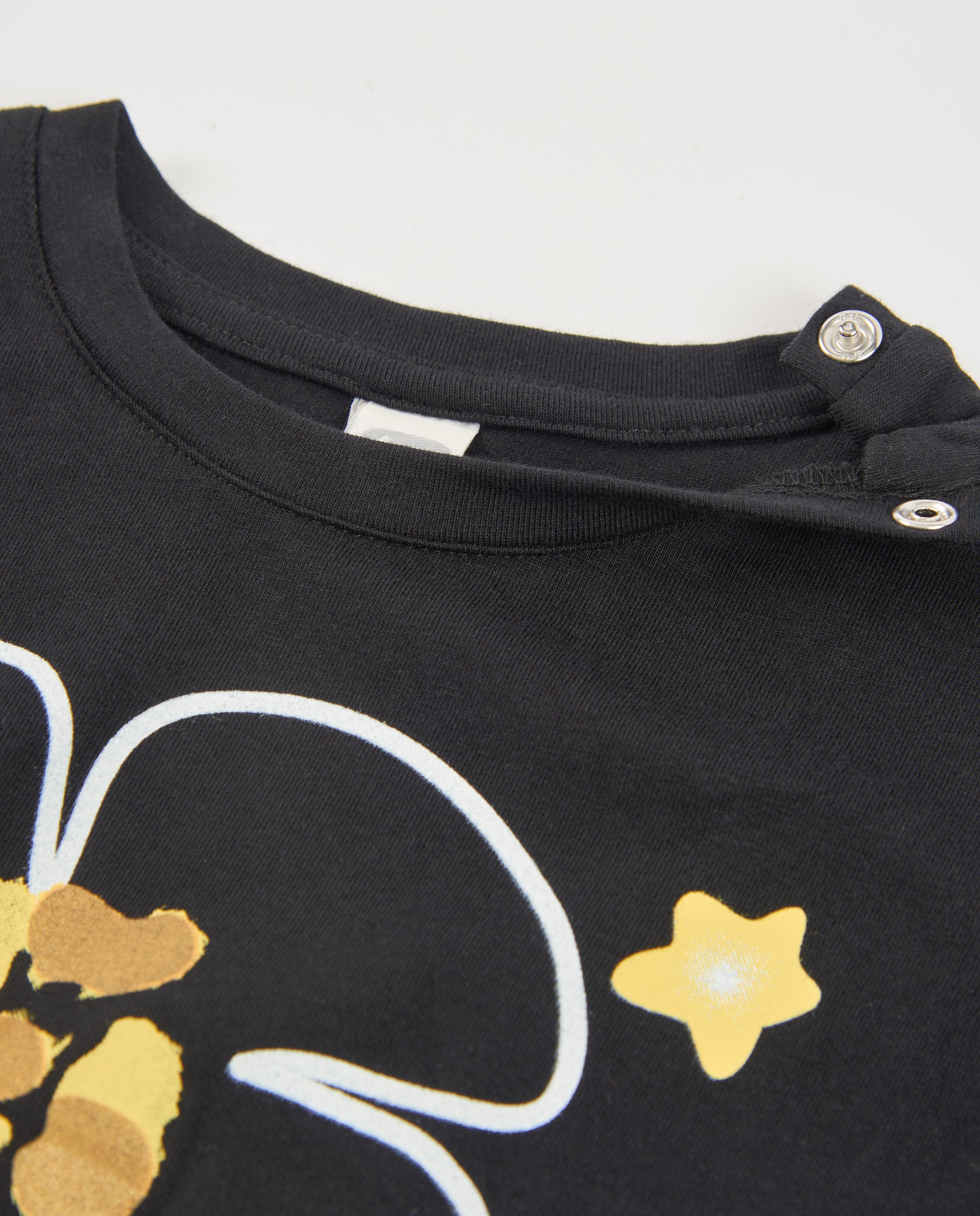 Camiseta de niña de punto con nudo decorativo