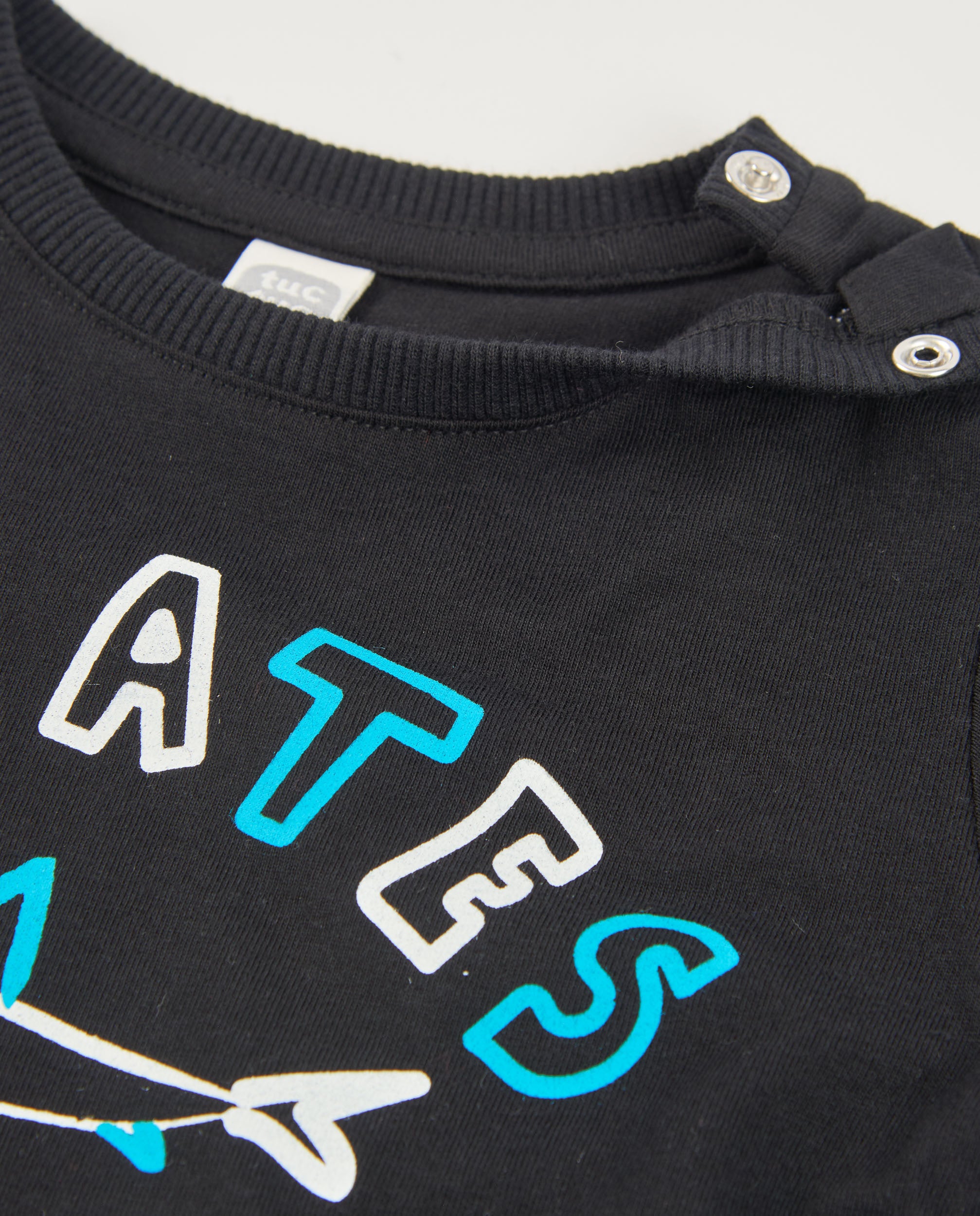 Camiseta de niño de punto con estampado de tiburón