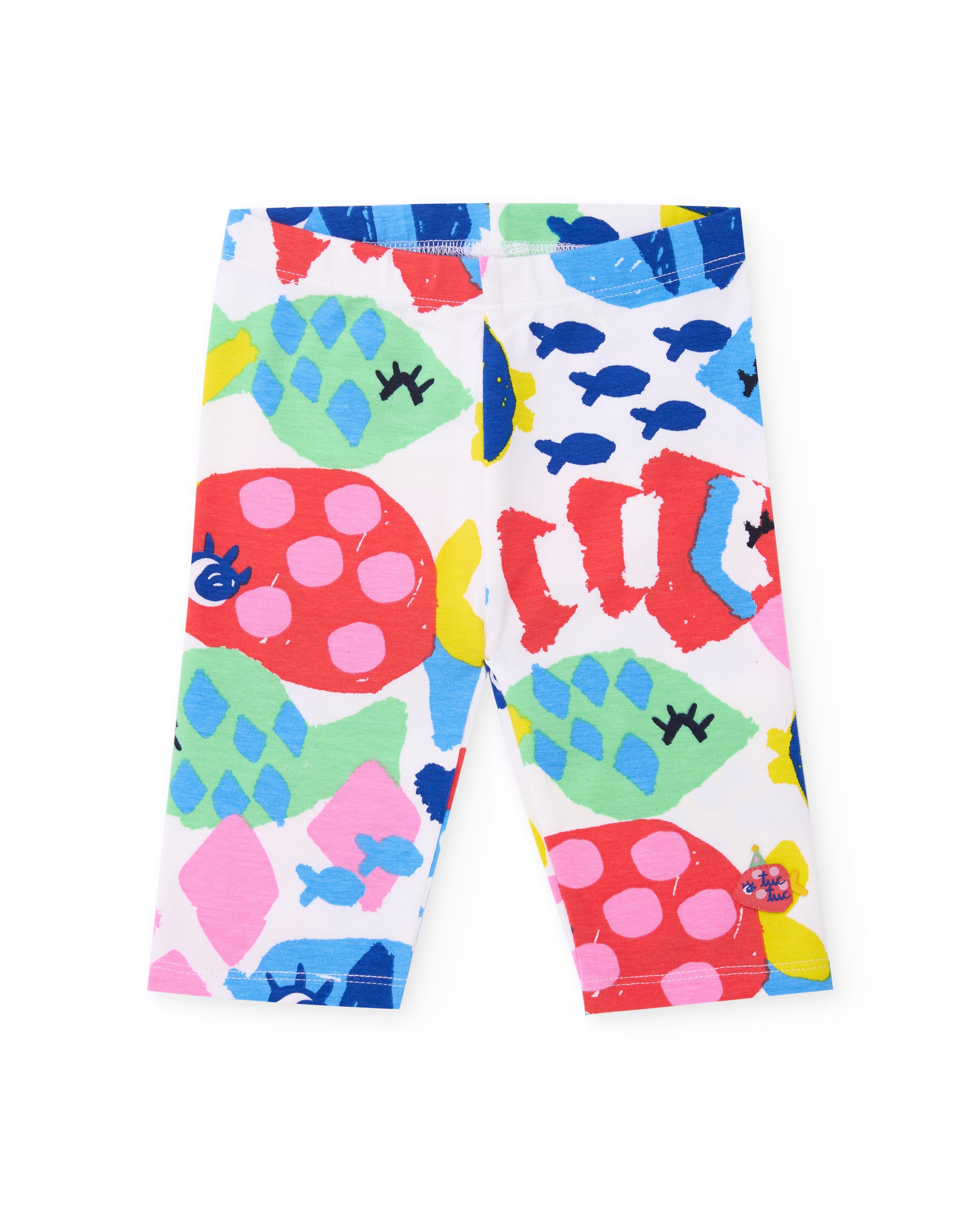 Conjunto de niña de punto y lazos en mangas
