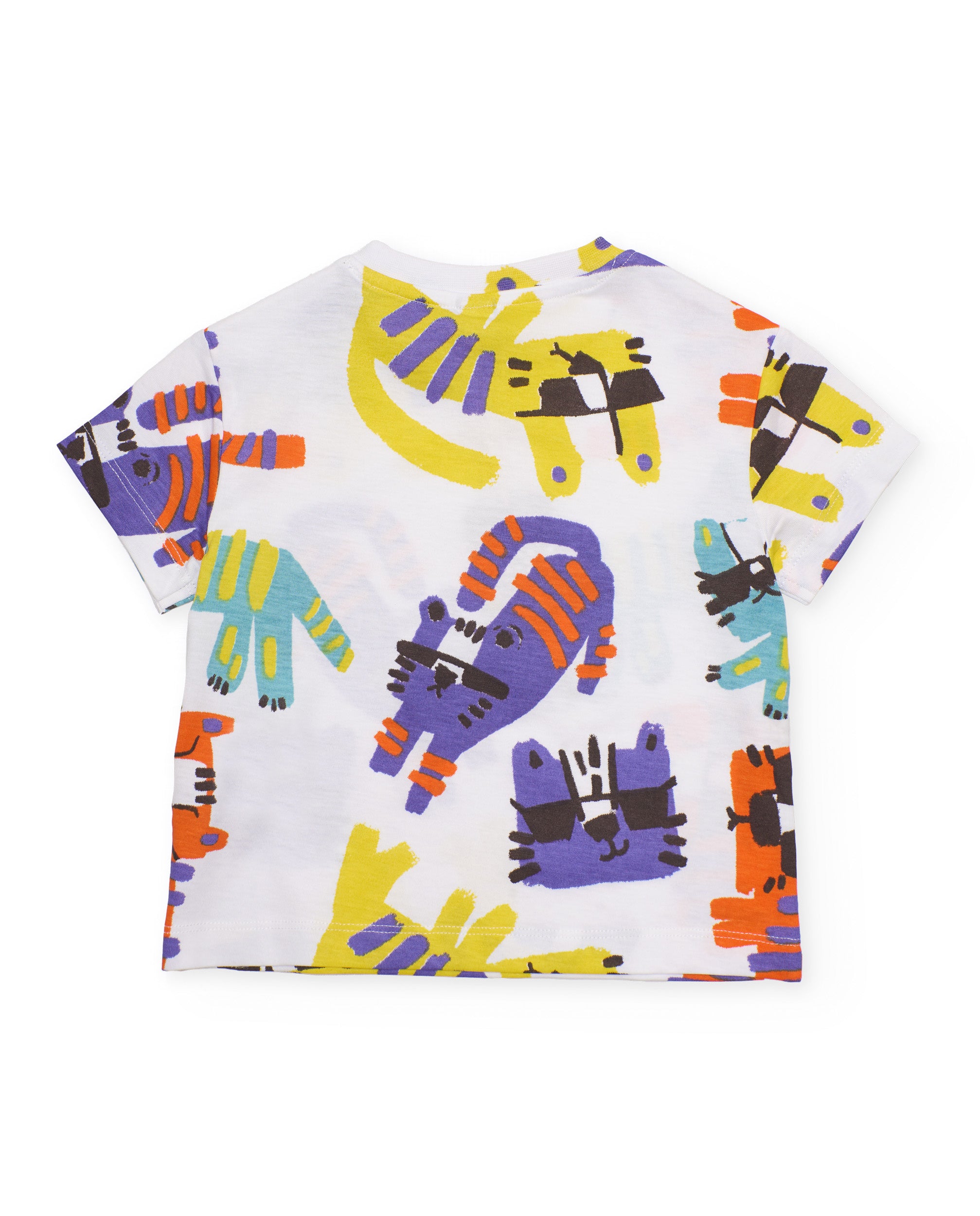 Camiseta de niño de punto y diseño de animales