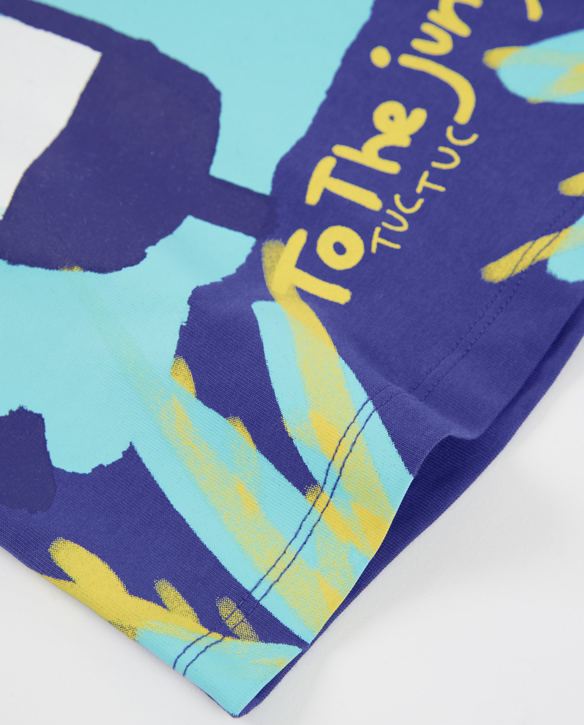 Camiseta de niño de punto con gran estampado frontal