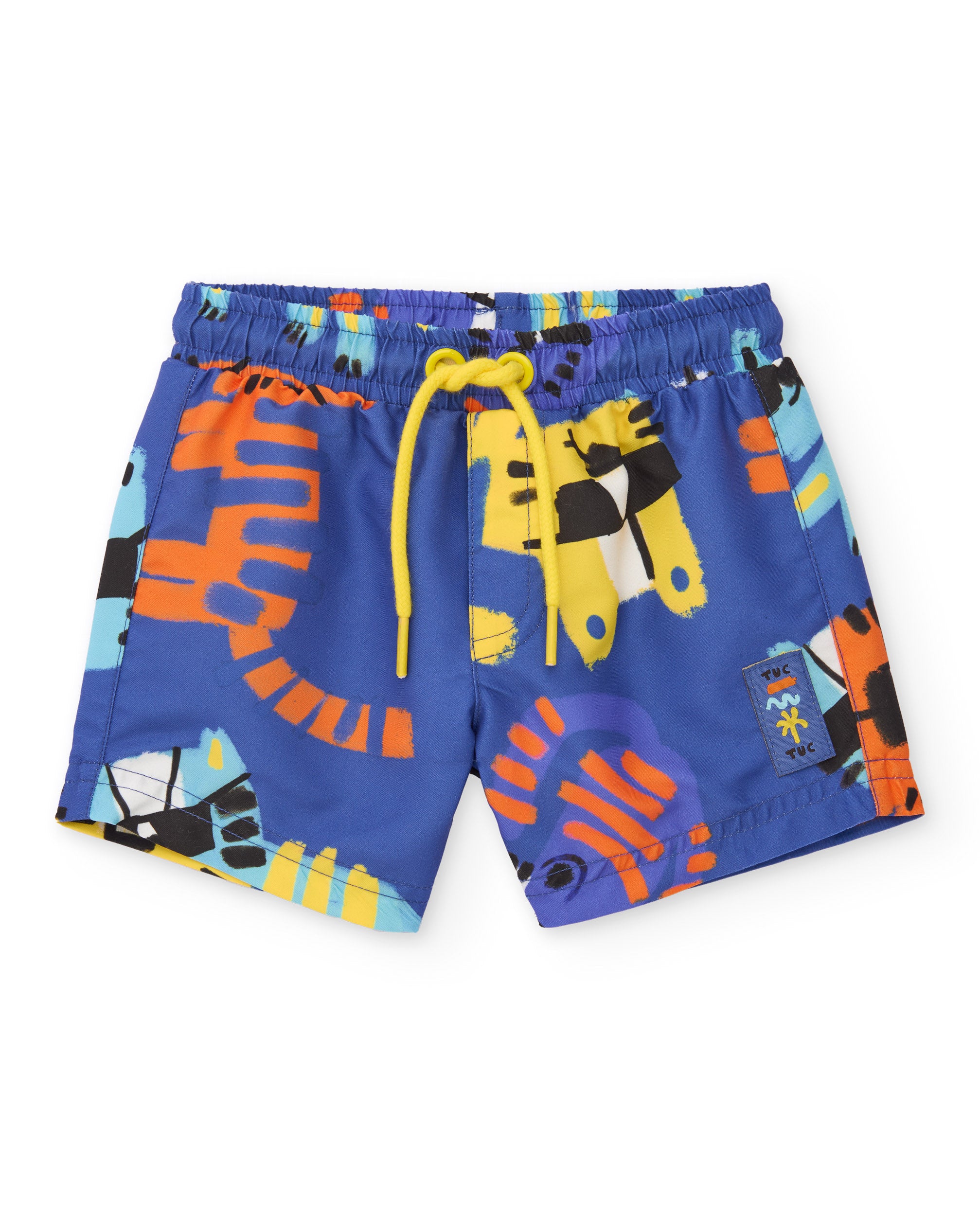 Bañador de niño de plana y motivo de tigres