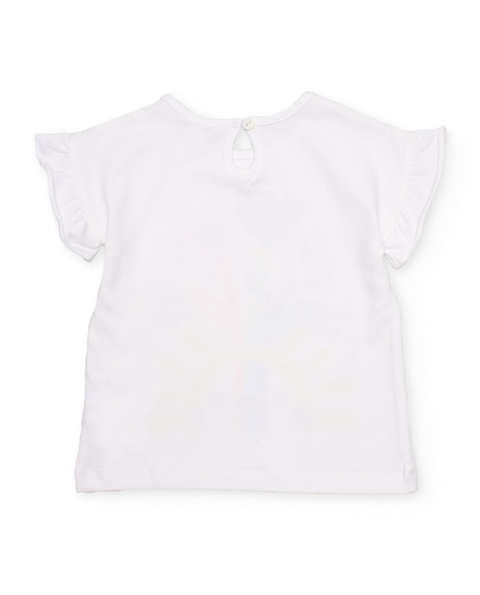 Conjunto de niña de punto con gráfico floral
