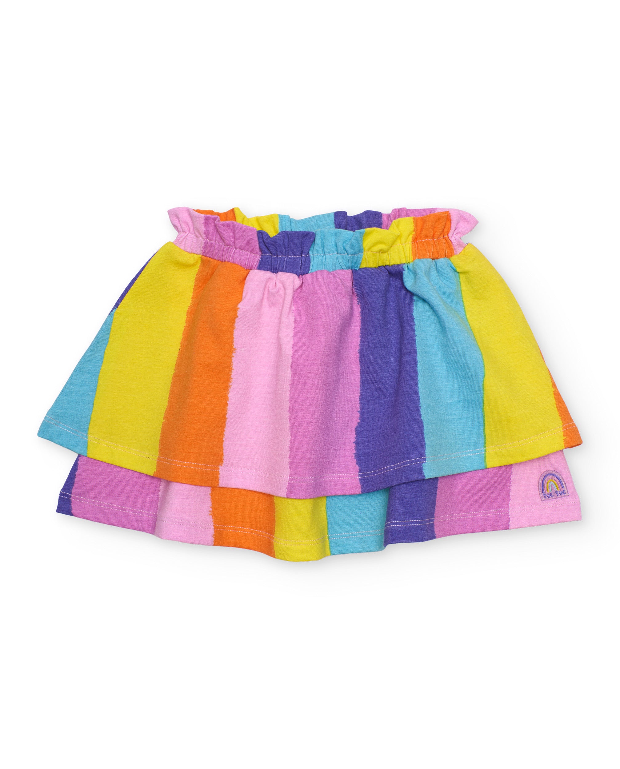 Conjunto de niña de punto con nudo frontal