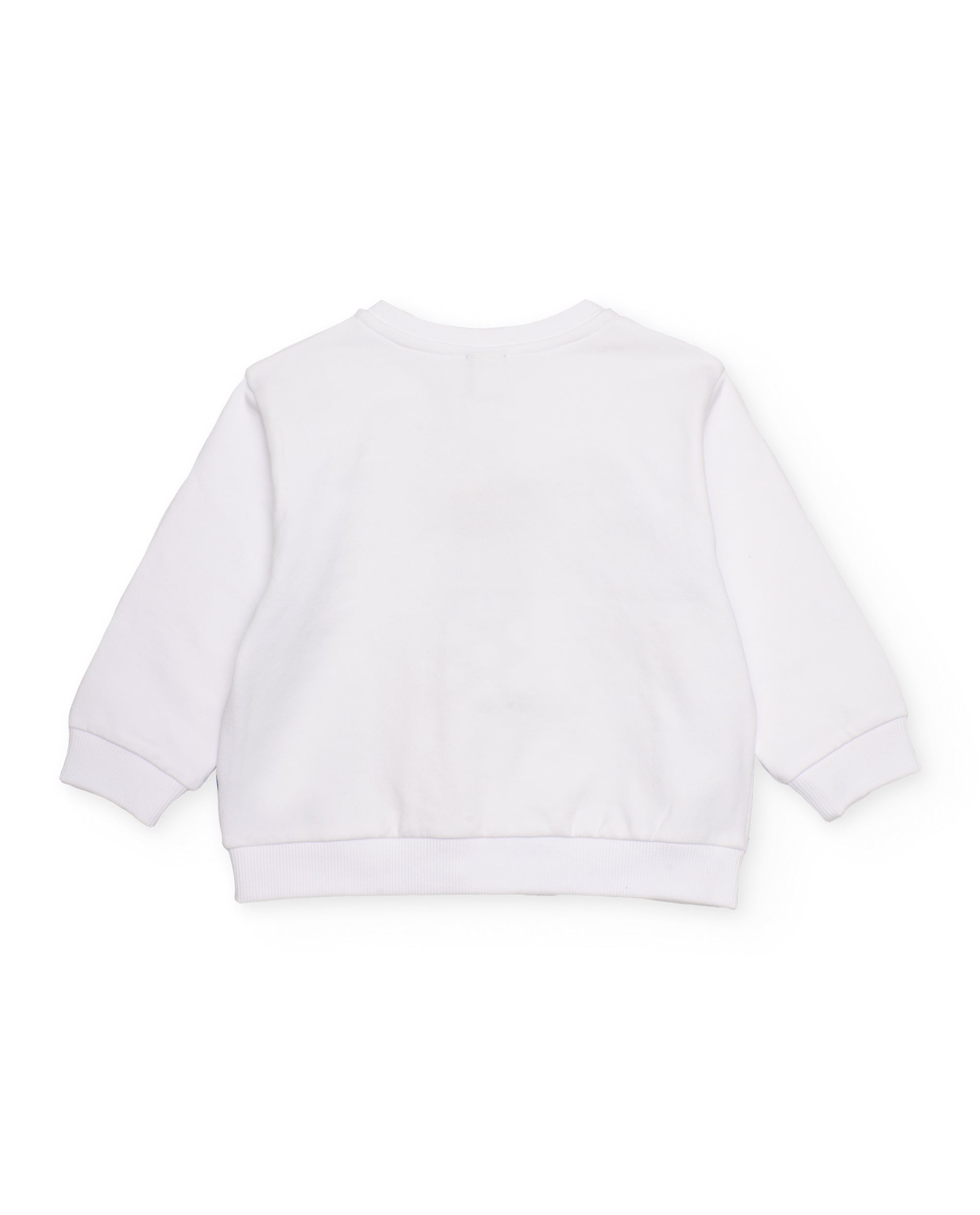 Sudadera de niña de punto con estampado marino