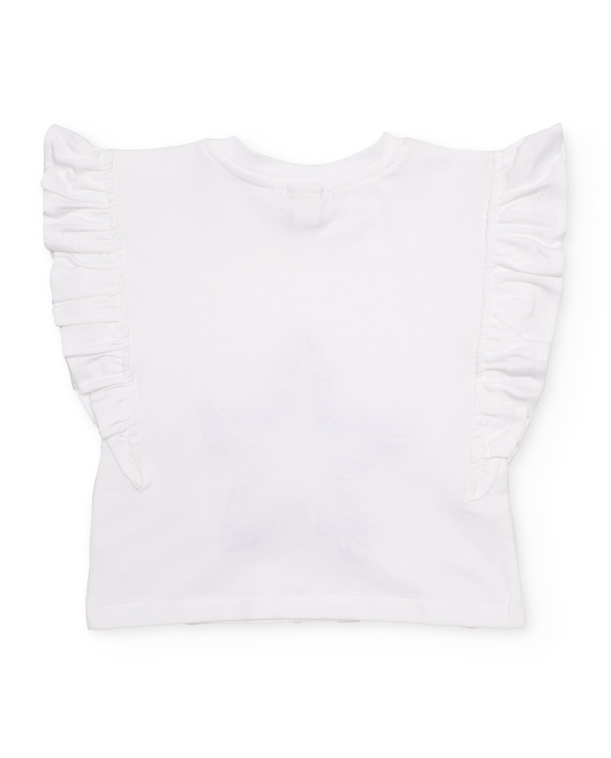 Camiseta de niña de punto y estrella con textura