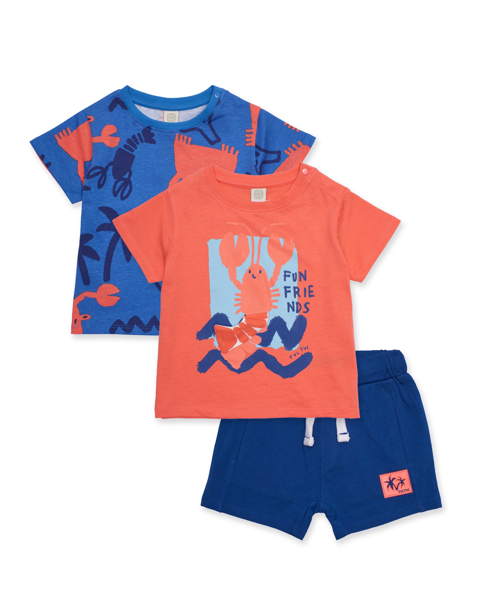 Conjunto de niño de punto de tres piezas