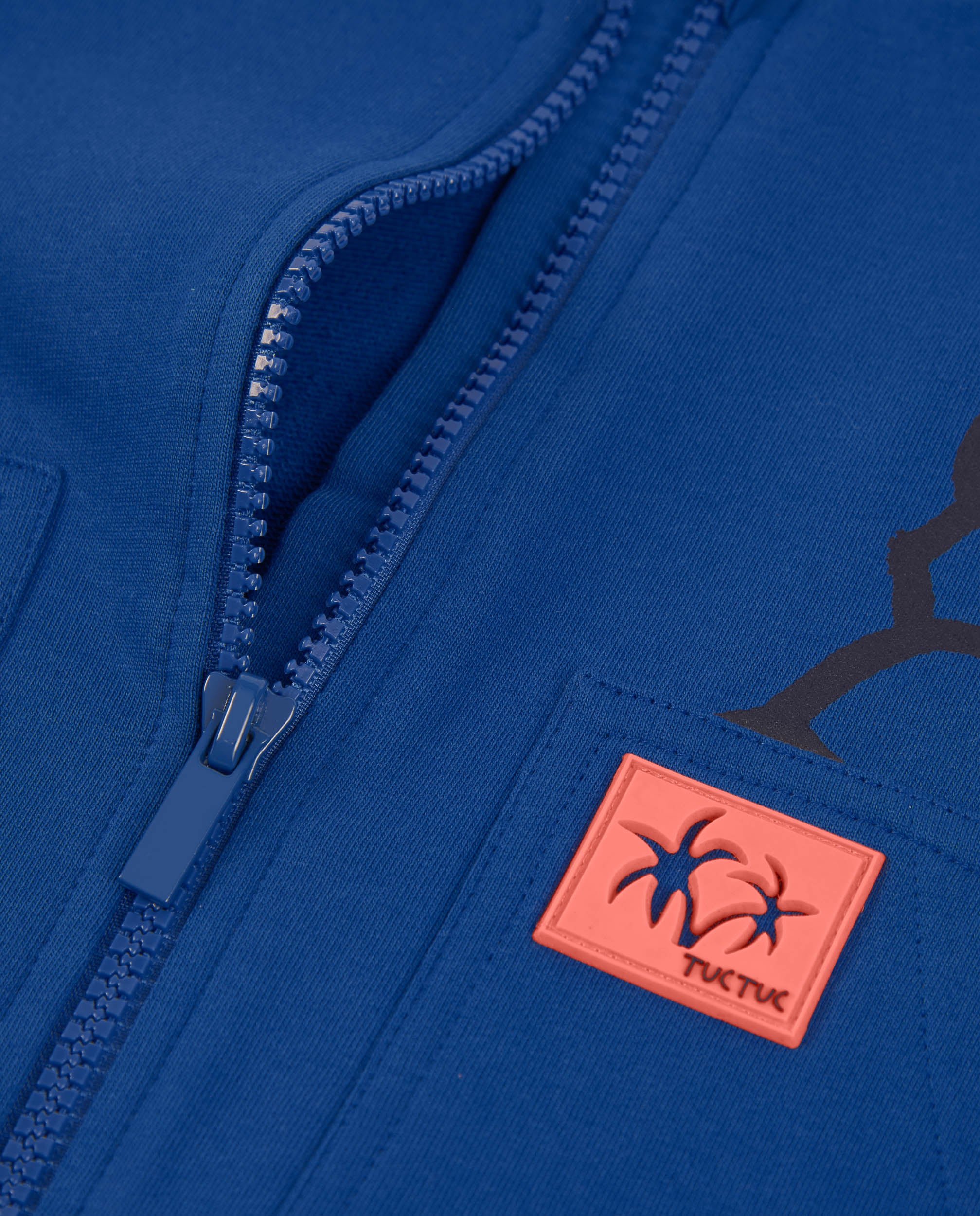Sudadera de niño de punto con cierre cremallera